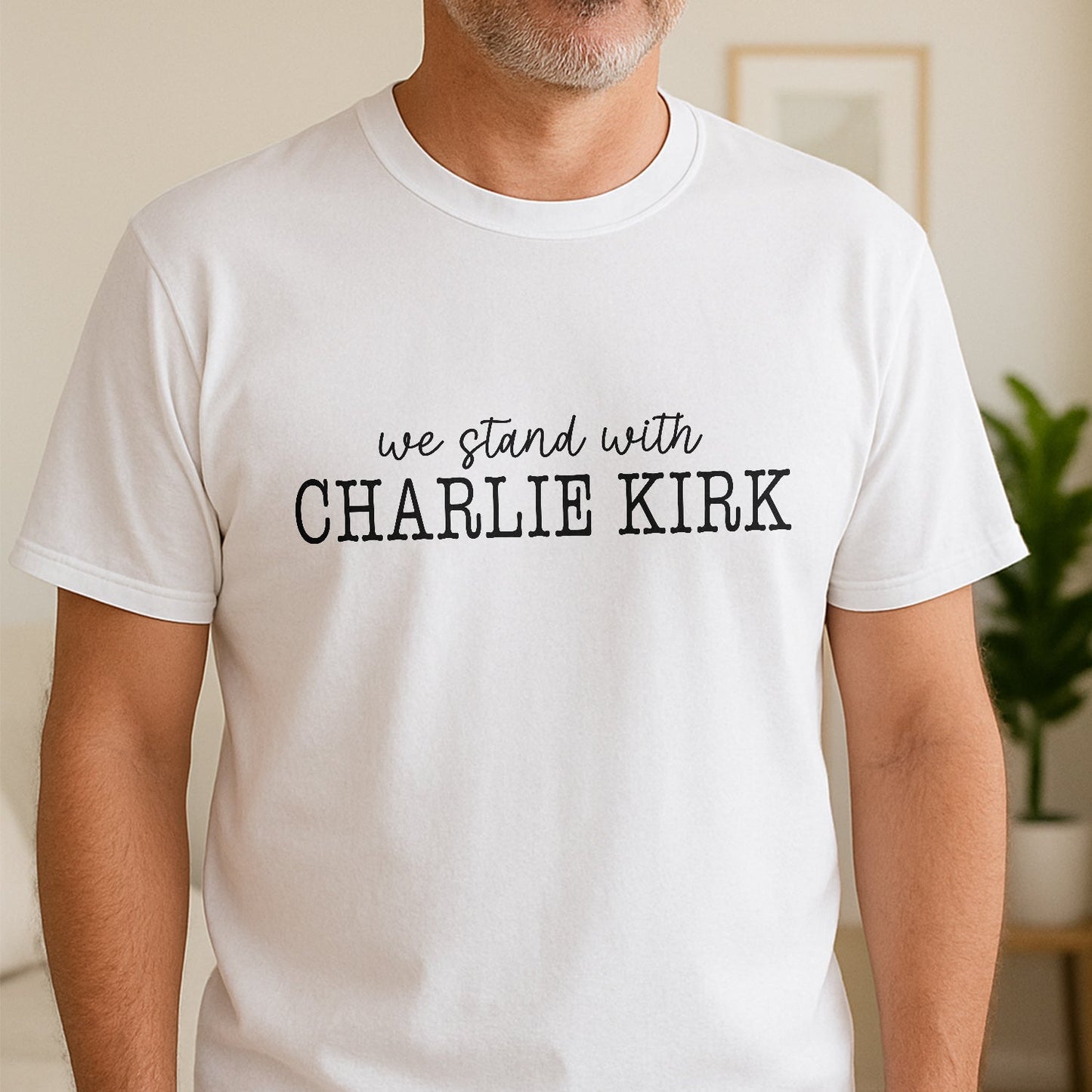 We Stand With Charlie Kirk Memorial Bright Shirt LM32 65439