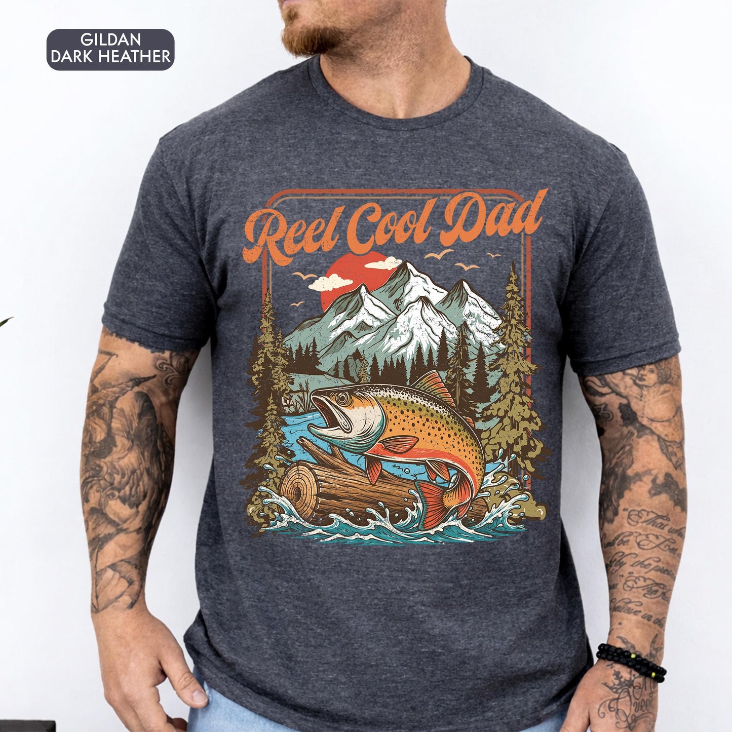 Reel Cool Dad Comfort Shirt, Father's Day gift, Dad And Kid Fishing Matching Shirt LM32 669243