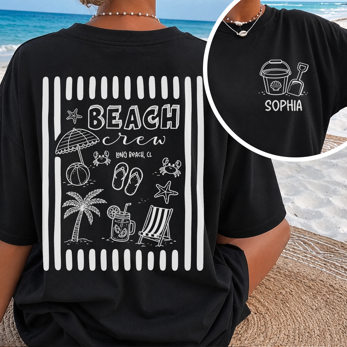Custom Beach Vacation Group Comfort Shirt - Personalized Family Trip Shirt CH07 180118
