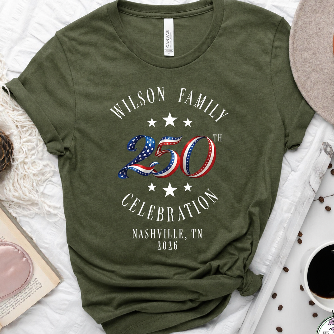 Custom Family 250th Celebration Shirt, Patriotic America Basic Tee LM32 669211