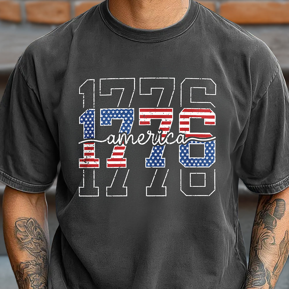 America 1776 Flag Anniversary Comfort Shirt TH10 170183