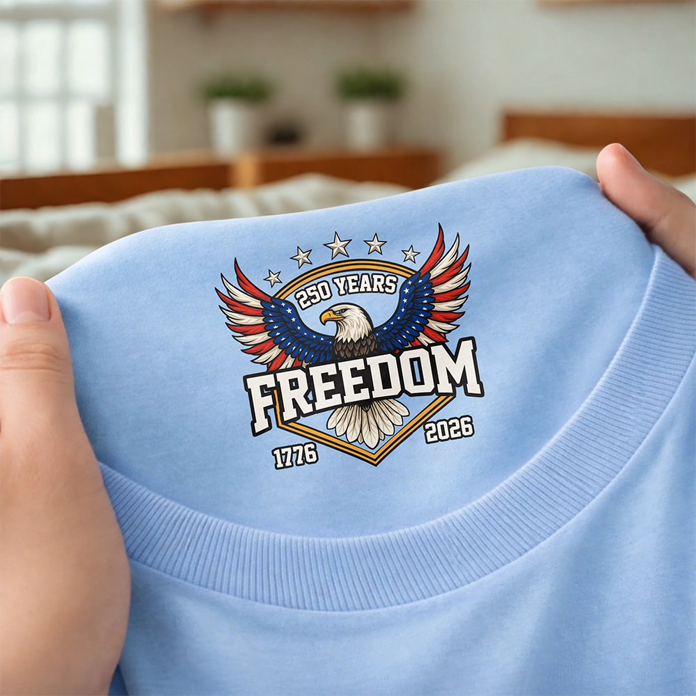 250 Years of Freedom 1776¨C2026 Anniversary Neck Print Shirt Patriotic Gift CH07 910920