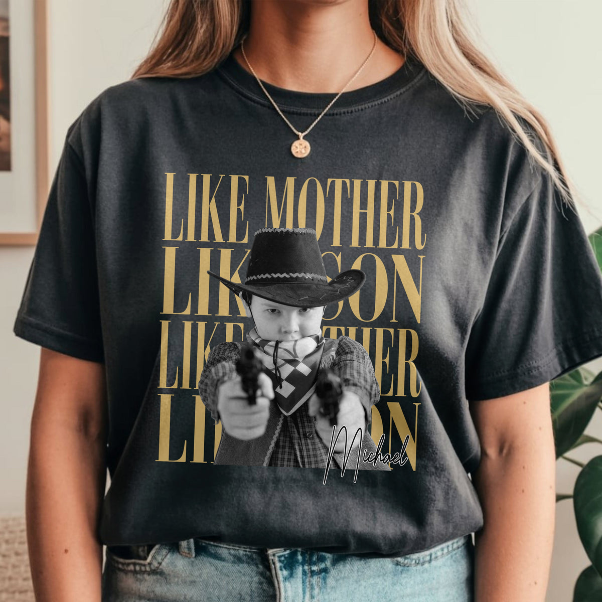 Custom Photo Like Father Like Daughter Comfort Shirt HO82 902690