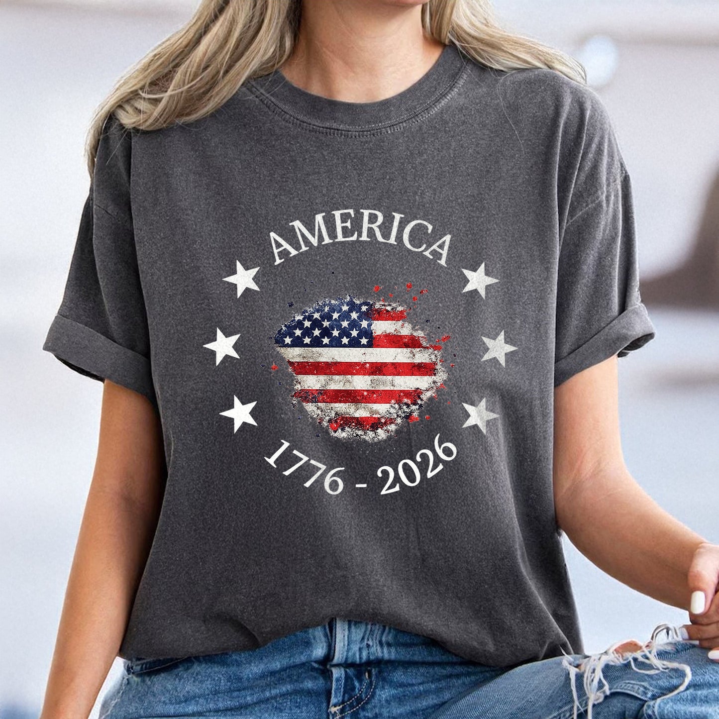 America 250th Anniversary 1776 ¨C 2026, Vintage USA Flag Patriotic Comfort Shirt TH10 170123