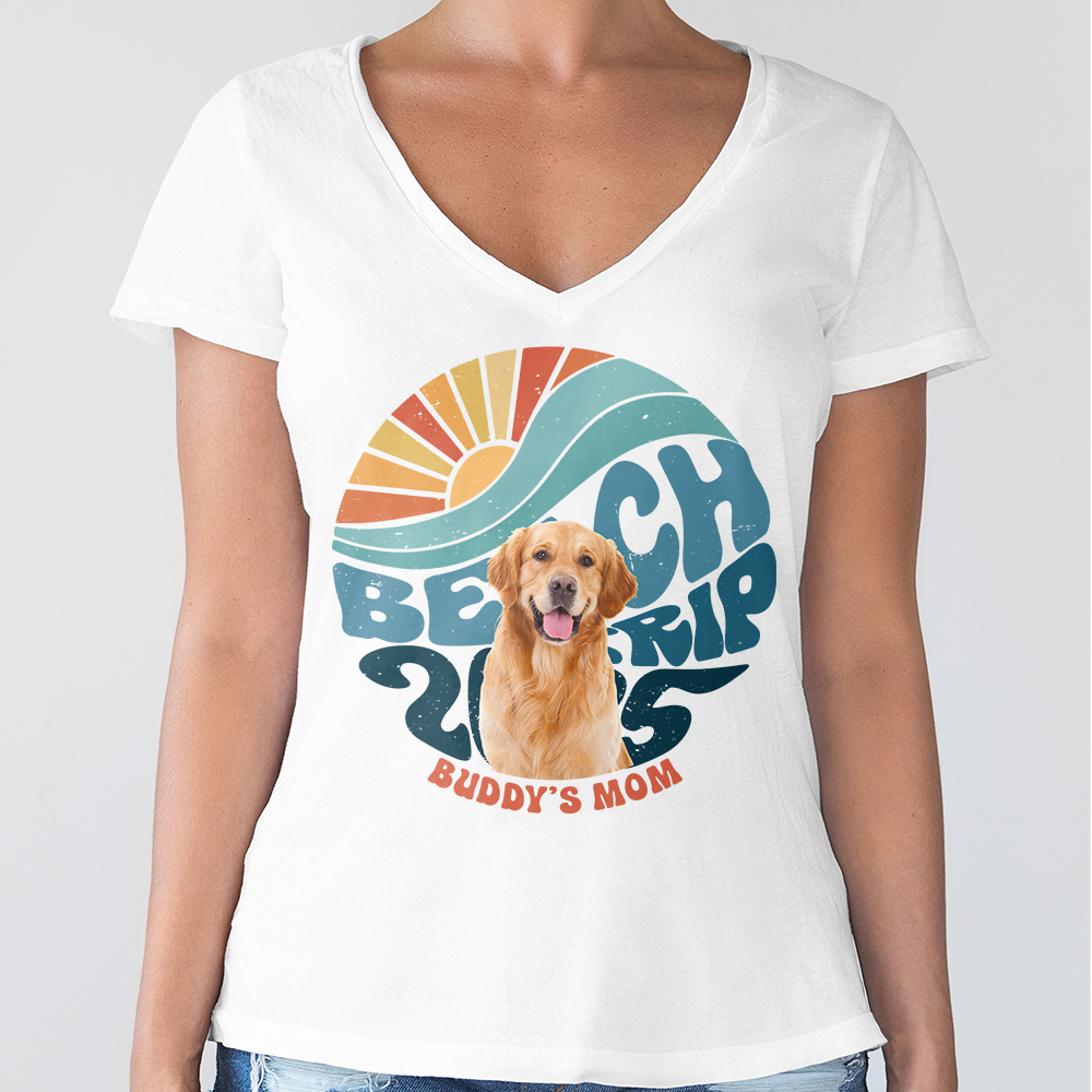 Custom Photo Beach Shirt ¨C Personalized Summer Shirt For Beach Trip, Beach Vacation LM32 893809