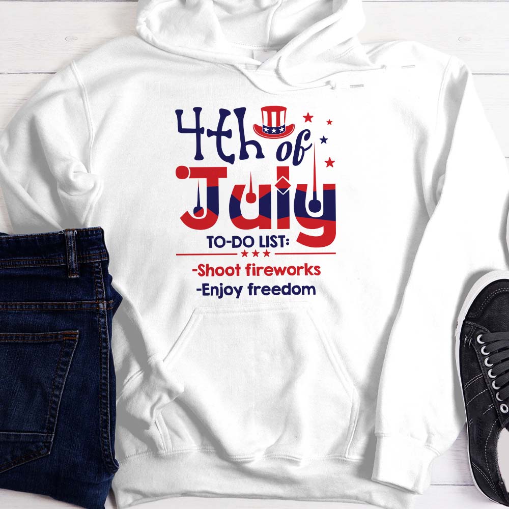 GeckoCustom 4th July And To Do List American Shirt, HN590