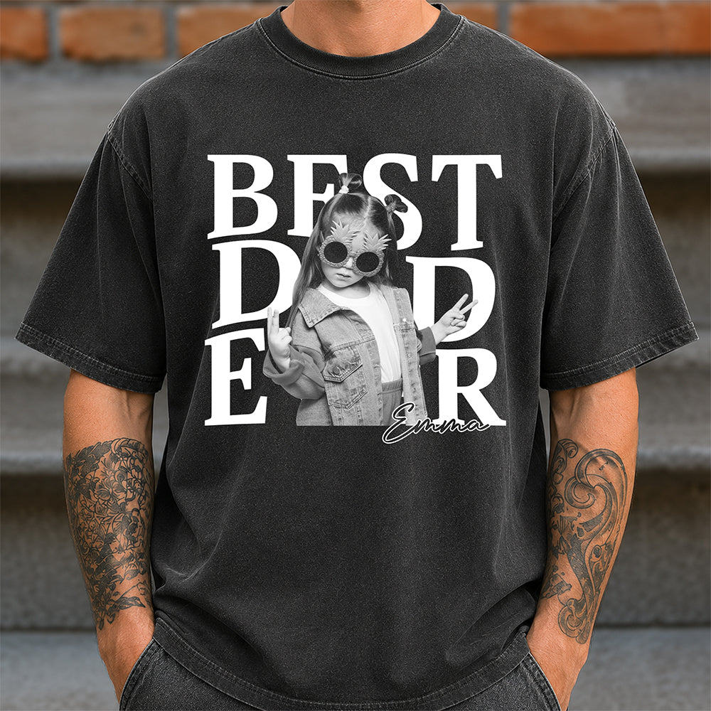 Custom Photo Best Dad Ever Comfort Shirt For Father's Day TH10 170137
