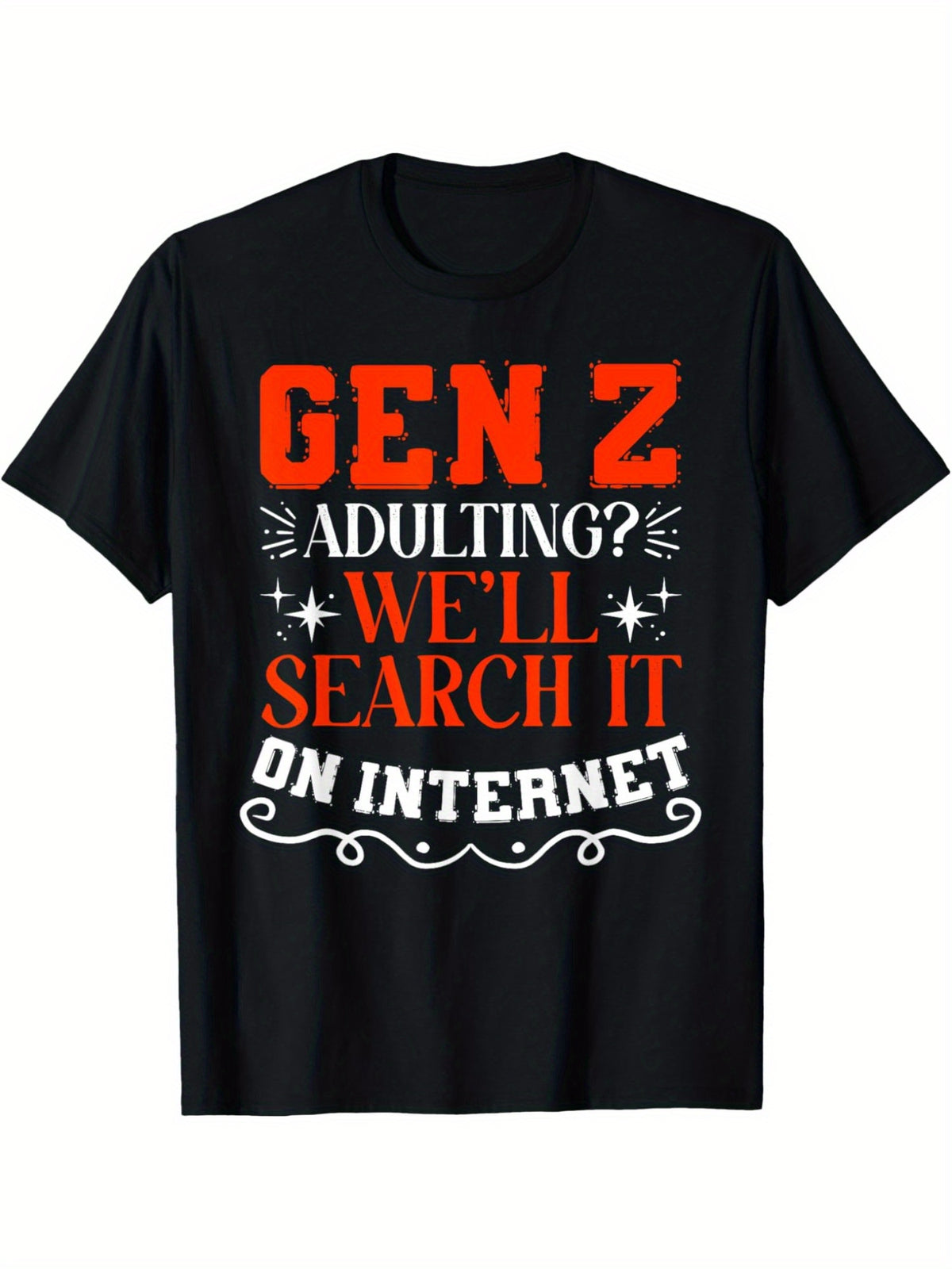 Funny Gen Z Humor 'We'll Search It' Vintage Print T-Shirt - Soft Cotton, Casual & Comfortable Men's Tee for Summer - Perfect Birthday Gift