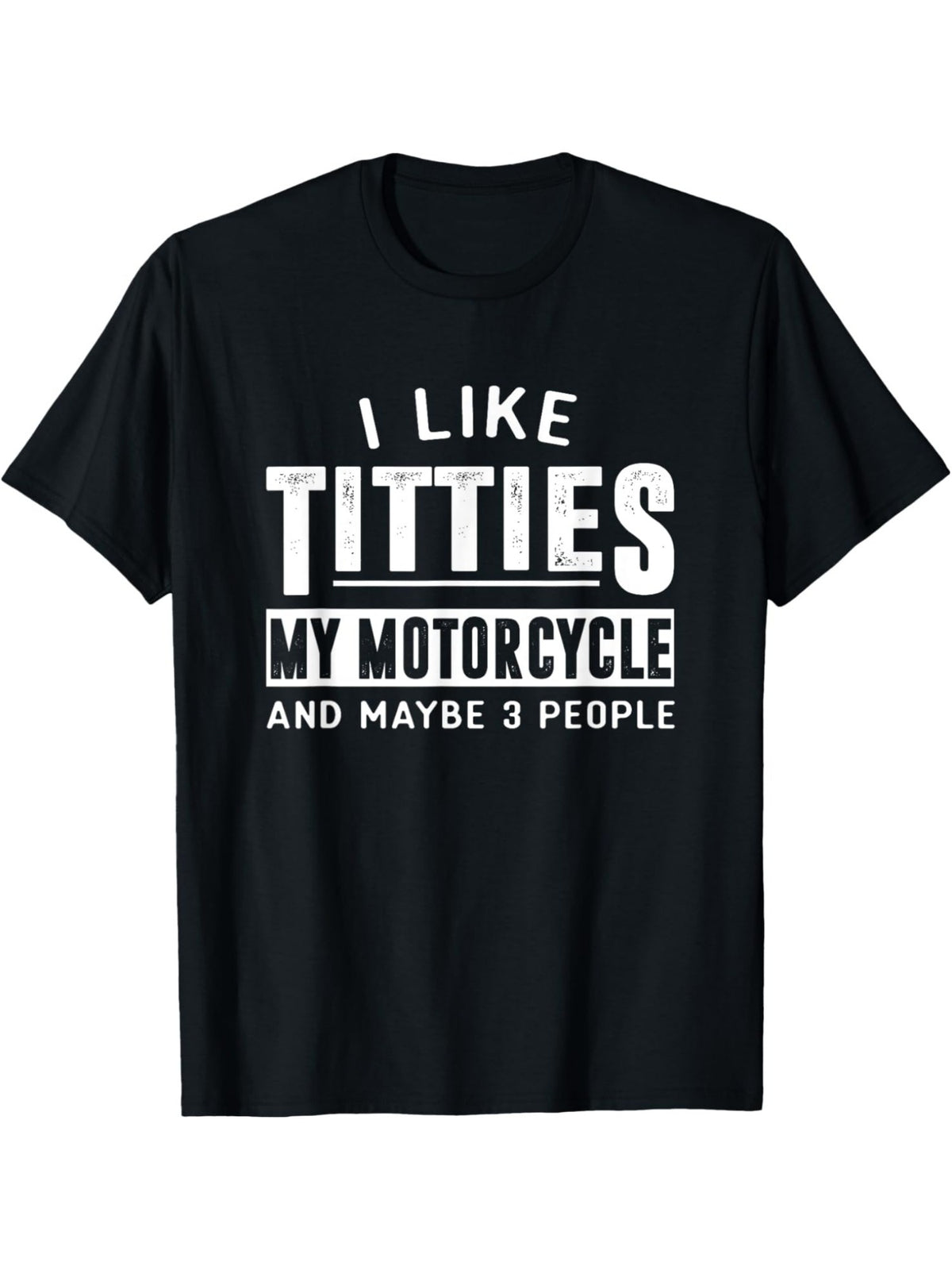 I Like Titties Adult Vintage Fashion Cotton Hot Print T-shirt, Men'S Summer Casual and Comfortable Crew-neck T-shirt, Perfect for Summer Outdoor Activities The Perfect Gift - 180g