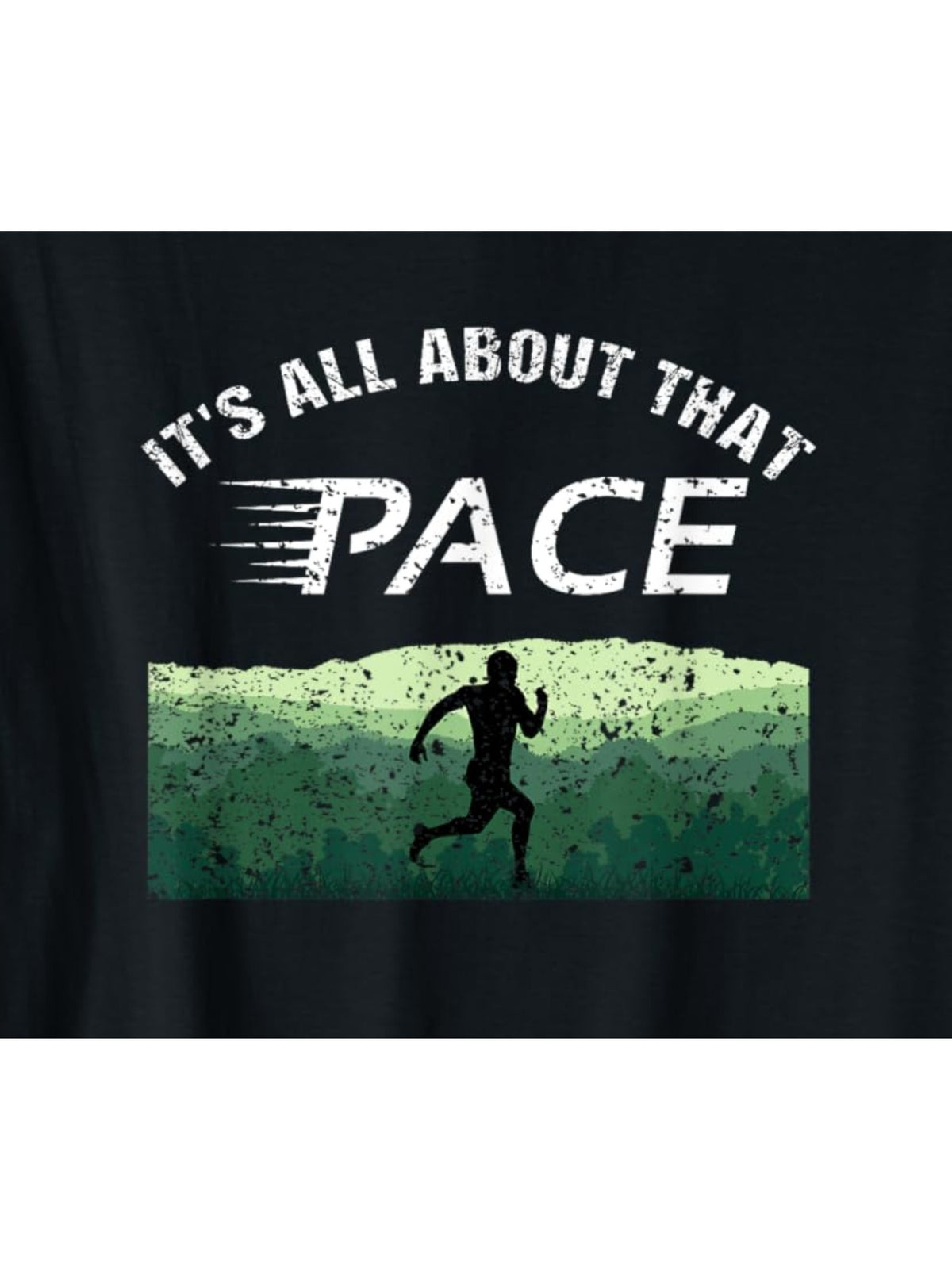 It'S All about That Pace Vintage Fashion Cotton Hot Print T-shirt, Men'S Summer Casual and Comfortable Crew-neck T-shirt, Perfect for Summer Outdoor Activities The Perfect Easter Gift - 180g