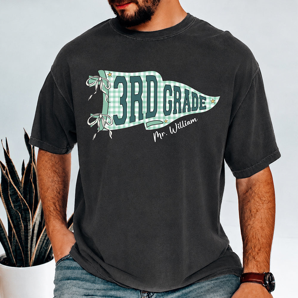 Custom Teacher Name Grade Comfort Shirt - Personalized Teacher Gift CH07 911996