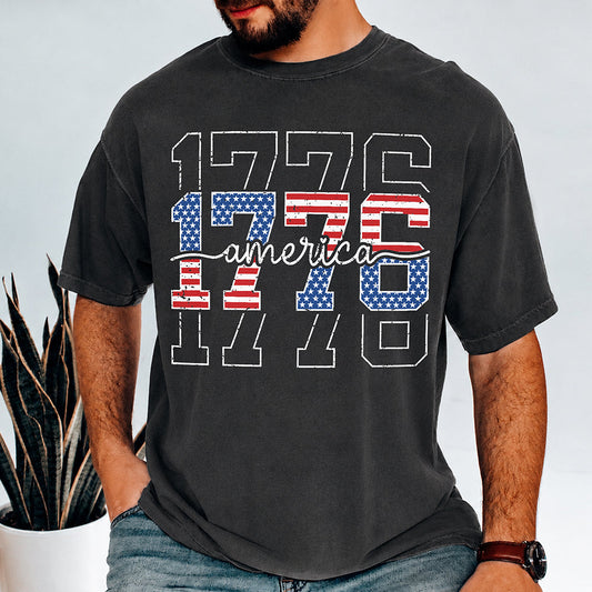 America 1776 Flag Anniversary Comfort Shirt TH10 170183
