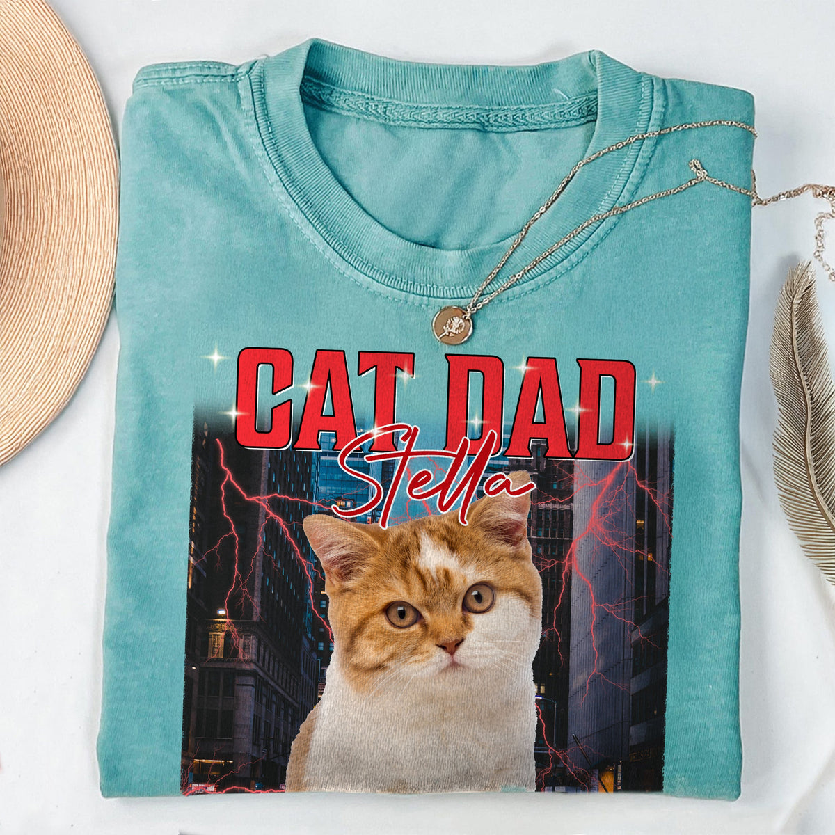 Custom Photo Retro Style Comfort Shirt For Cat Lover TH10 896137