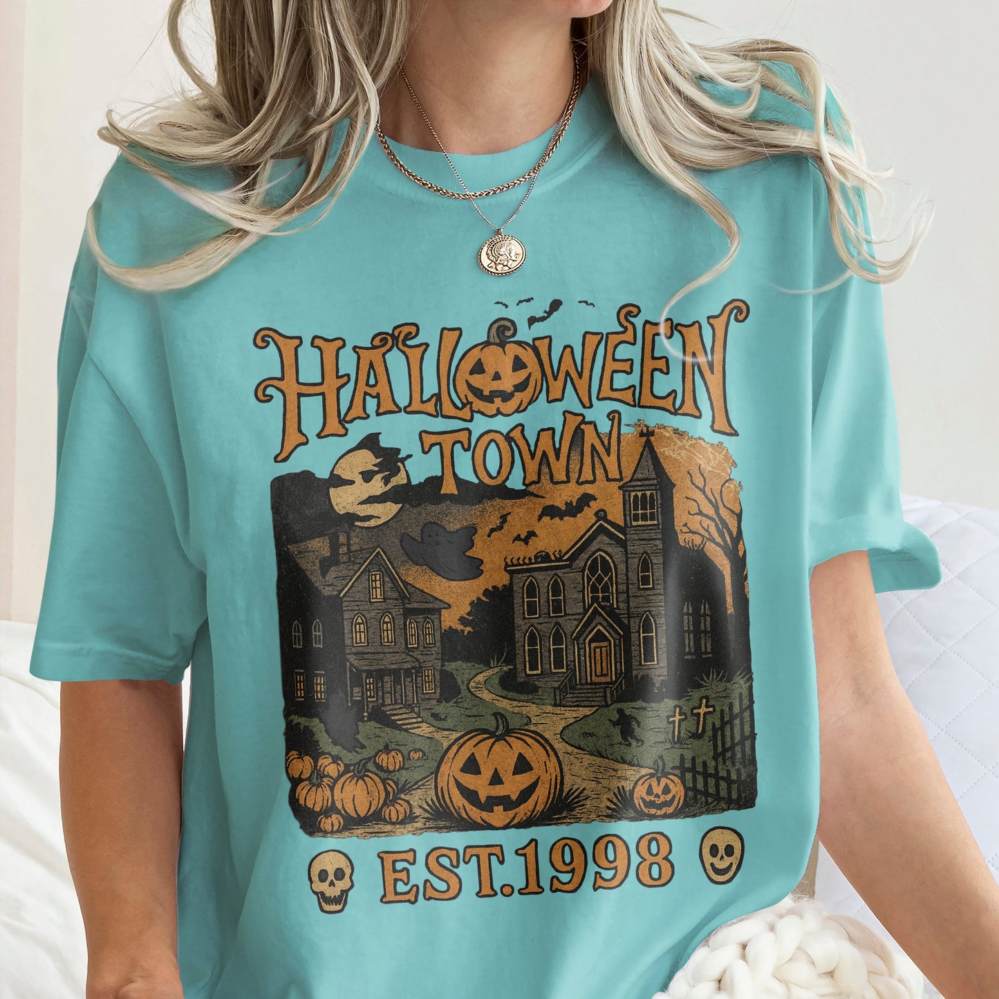 Halloweentown Est. 1998 Vintage 90s Style Halloween Comfort Shirt HA75 892892