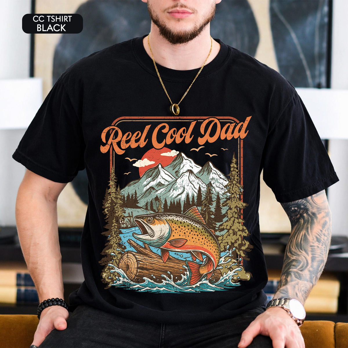 Reel Cool Dad Comfort Shirt, Father's Day gift, Dad And Kid Fishing Matching Shirt LM32 669243