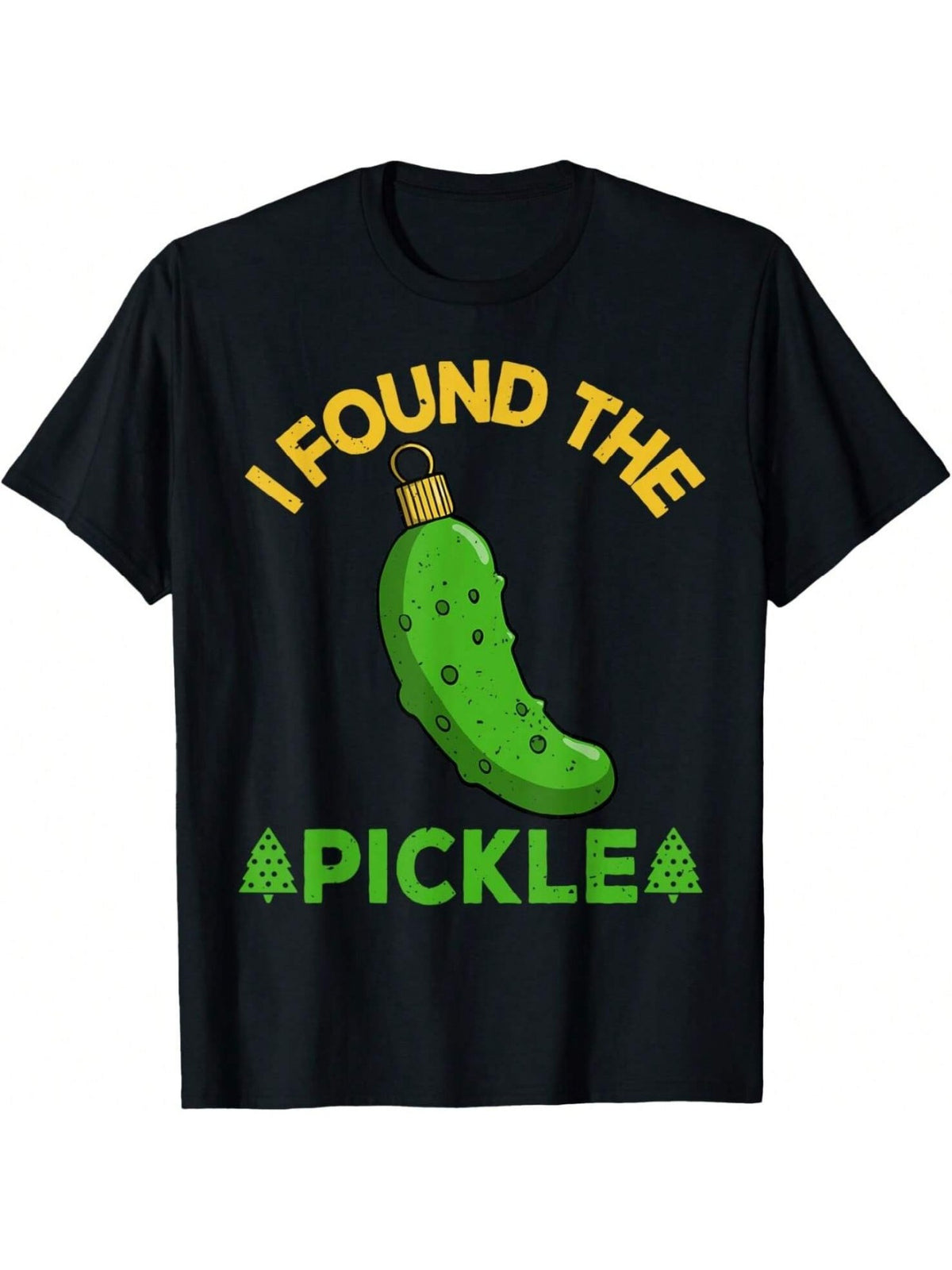 I Found The Pickle Christmas Pickle Cucumber Christmas Tree T-Shirt, Celebrate Christmas, Couple Clothing