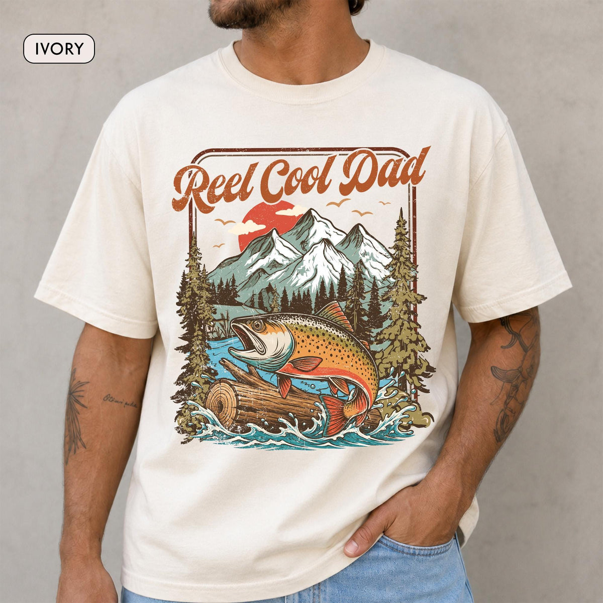 Reel Cool Dad Comfort Shirt, Father's Day gift, Dad And Kid Fishing Matching Shirt LM32 669243