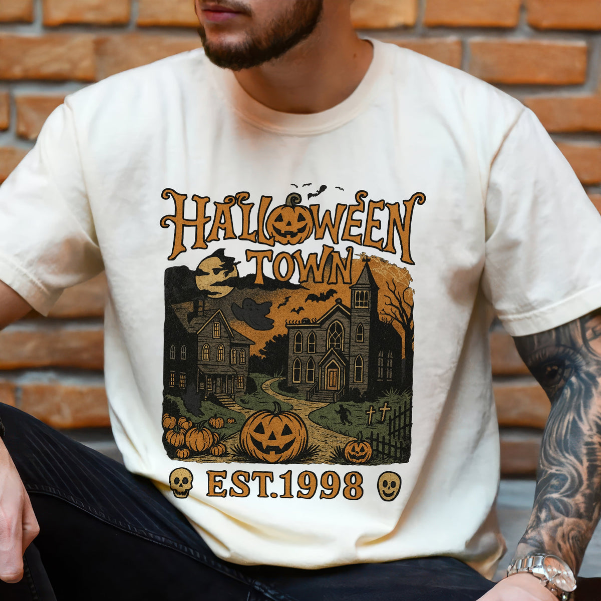 Halloweentown Est. 1998 Vintage 90s Style Halloween Comfort Shirt HA75 892892