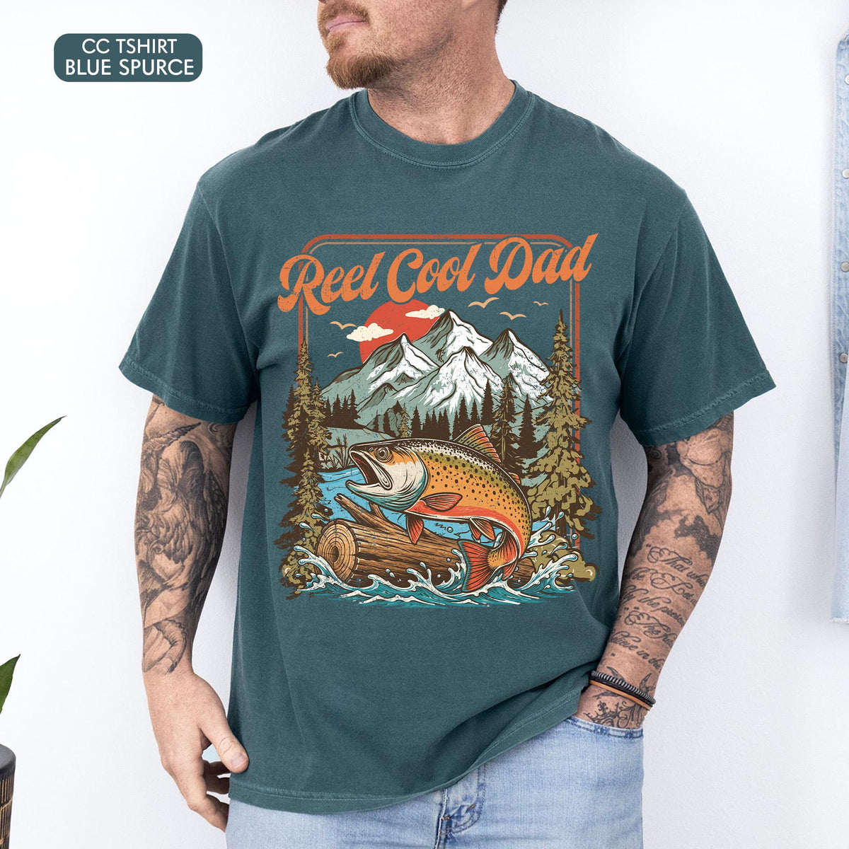 Reel Cool Dad Comfort Shirt, Father's Day gift, Dad And Kid Fishing Matching Shirt LM32 669243