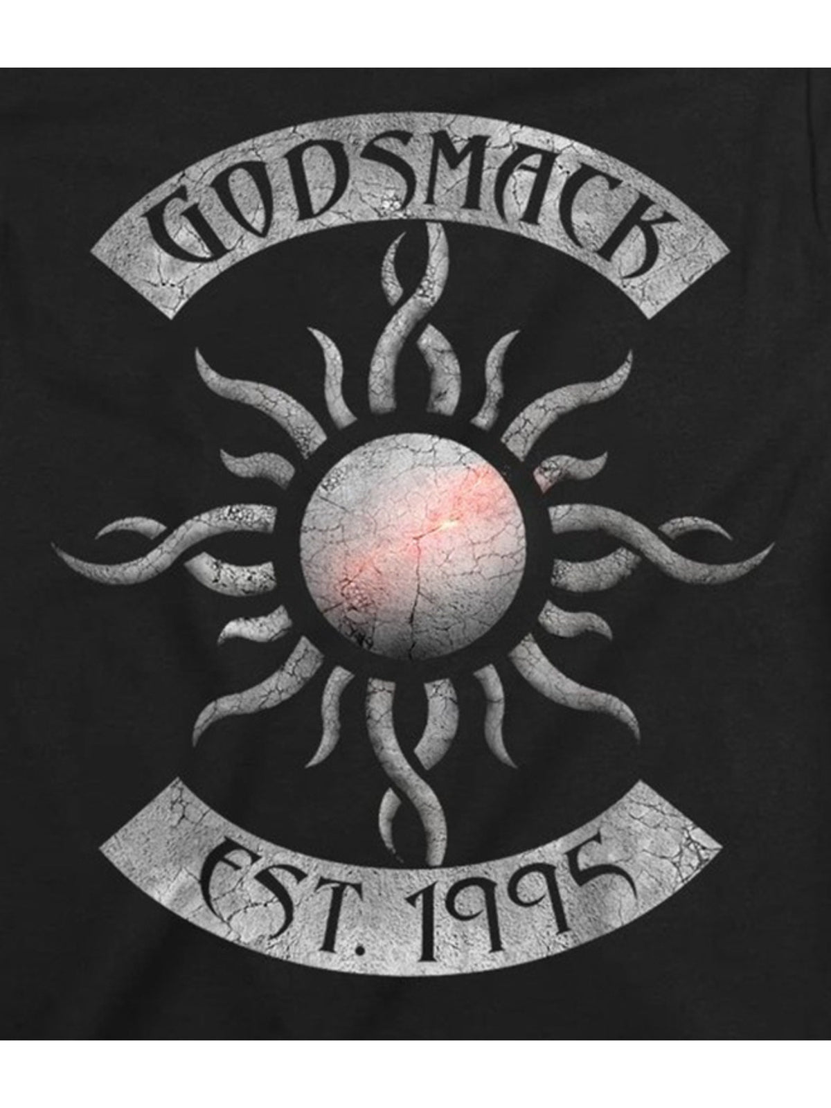 Godsmack Vintage-Inspired Men's T-Shirt - 100% Cotton, Soft & Comfortable Crew-Neck Tee with Iconic Sun Graphic, Perfect for Summer Outdoor Activities - Machine Washable, Fits US Sizes