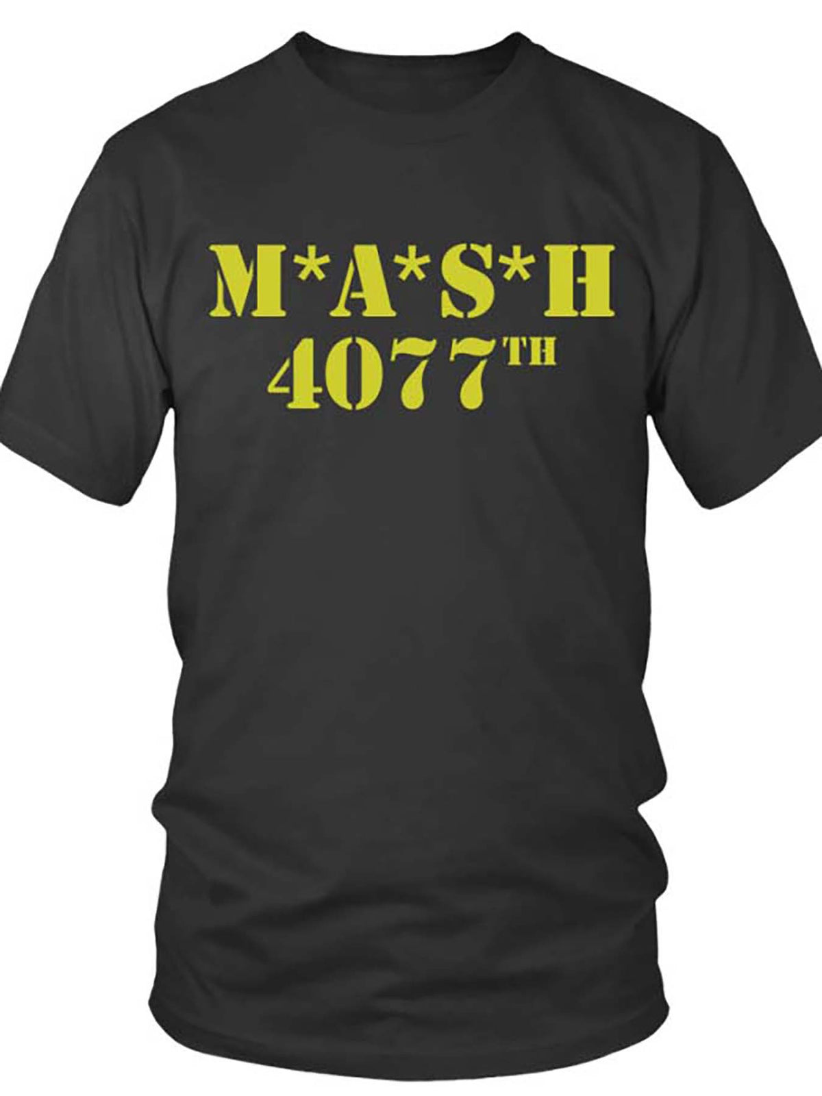 007. MASH GN 6519 funny Men'S Short Sleeve Graphic T-shirt Collection black VV
