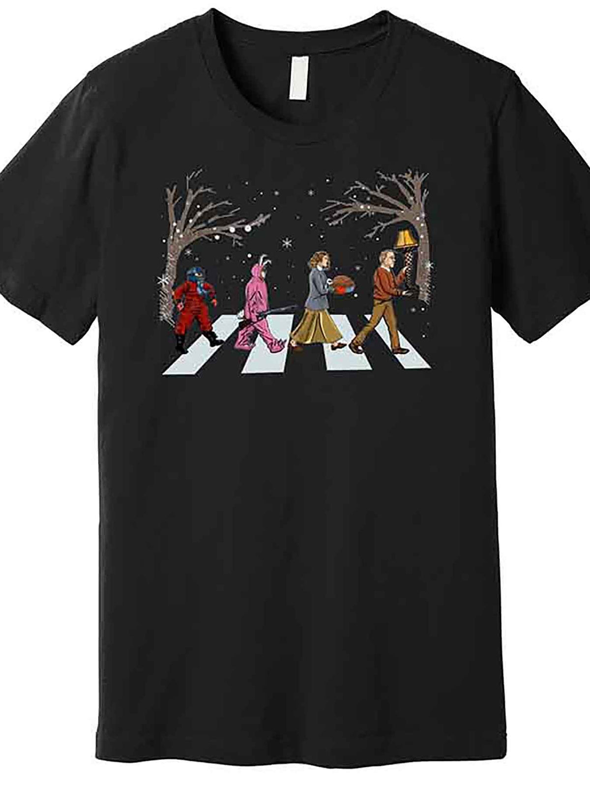 Funny Classic Christmas Story Road Premium T-Shirt 228932 funny Men'S Short Sleeve Graphic T-shirt Collection black AA