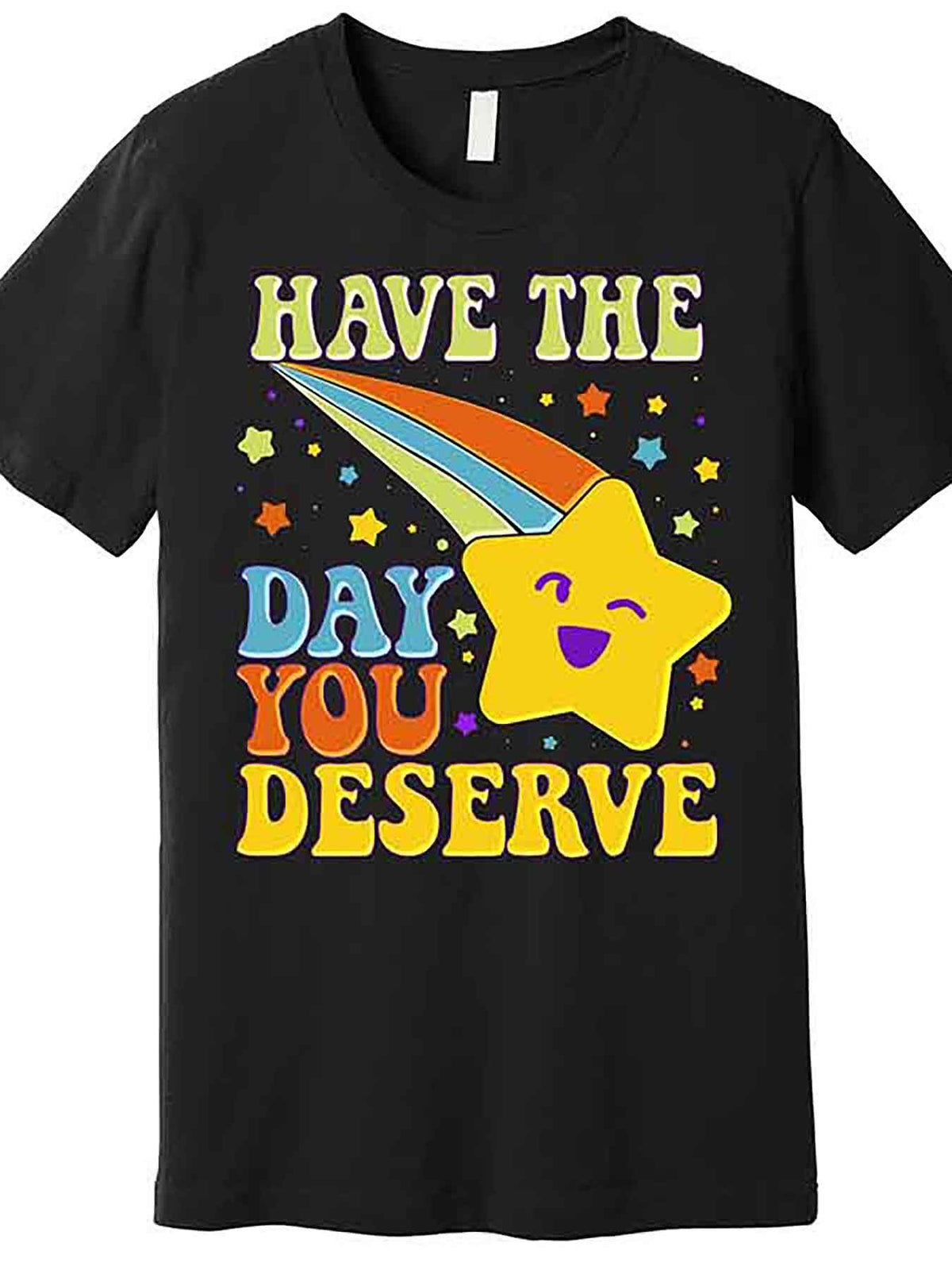 Funny Sarcastic Retro Shooting Star Premium T-Shirt 228058 funny Men'S Short Sleeve Graphic T-shirt Collection black AA
