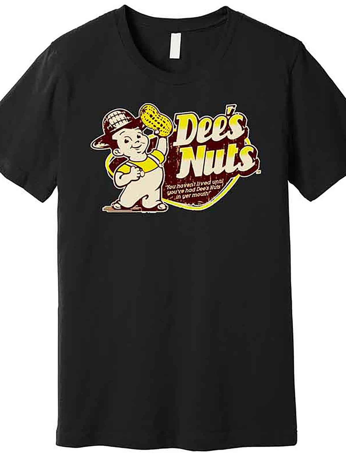 Funny Vintage Dees Nuts Logo Premium T-Shirt 231073 funny Men'S Short Sleeve Graphic T-shirt Collection black AA