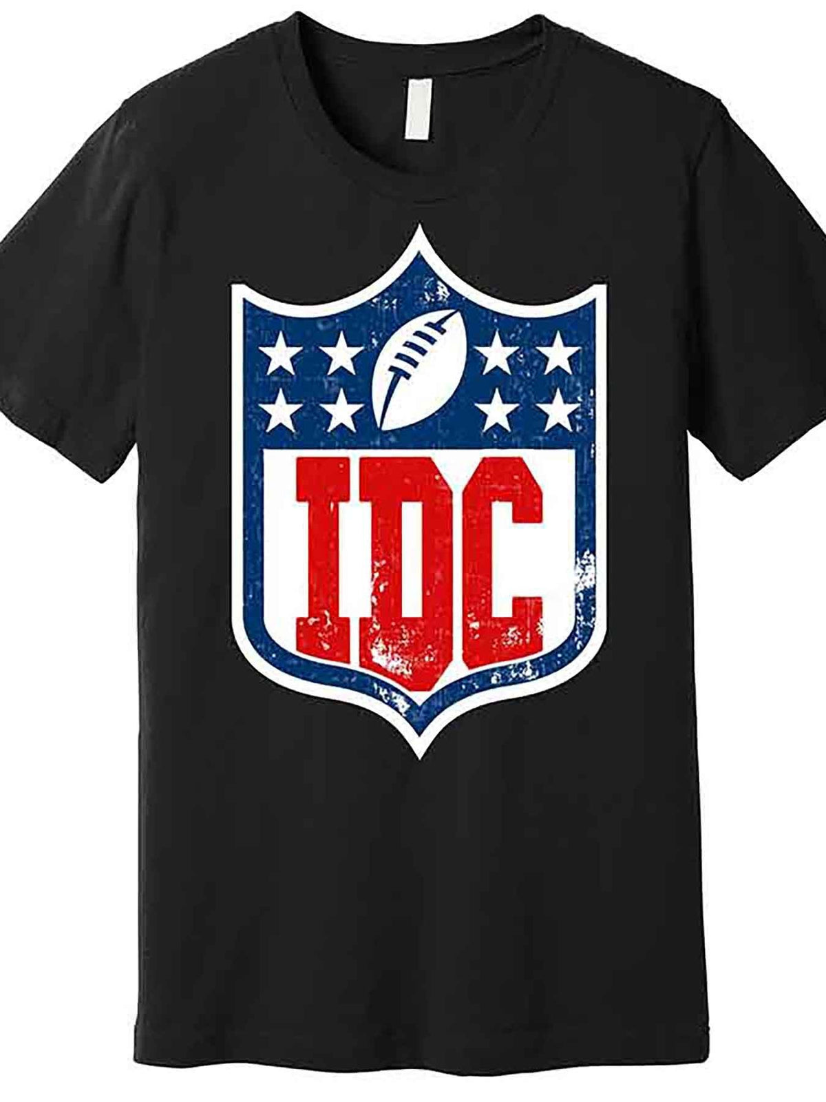 Idc Funny Anti Football I Dont Care Premium T-Shirt 228800 funny Men'S Short Sleeve Graphic T-shirt Collection black AA