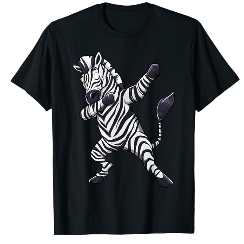 Print Tee, Men's Cotton Short-sleeve Pullover T-shirt