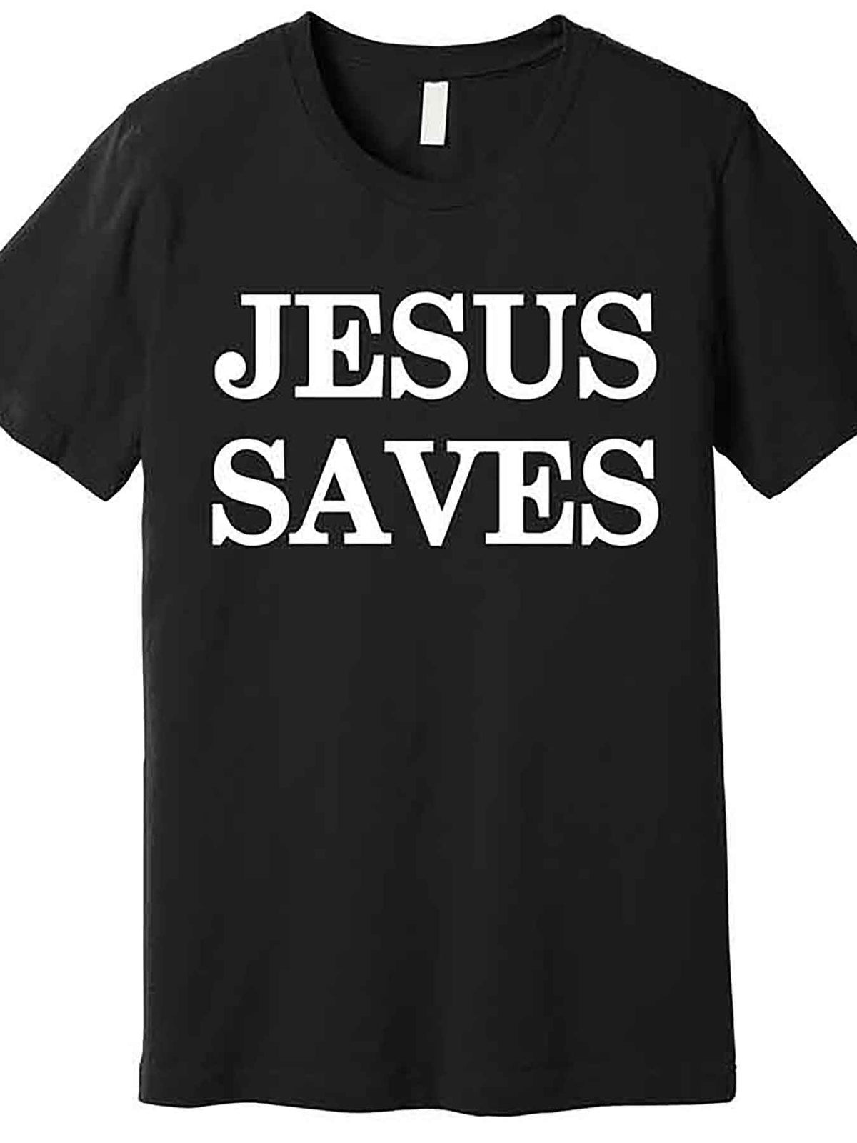 Mall Of America Jesus Saves Jesus Is The Only Way Front &amp; Back Front &amp; funny Men'S Short Sleeve Graphic T-shirt Collection black AA Back Premium T-Shirt 230167