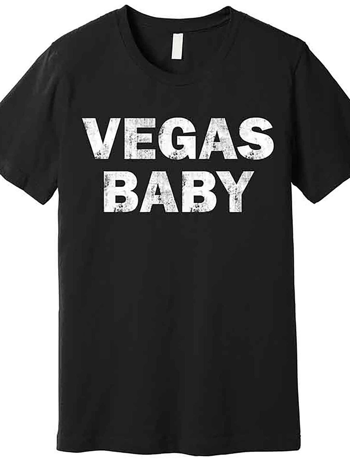 Las Vegas Youngsters Men’s Graphic T-Shirt - Black, Distressed Print, Casual Short Sleeve Cotton Tee, Machine Washable, Round Neck, Regular Fit
