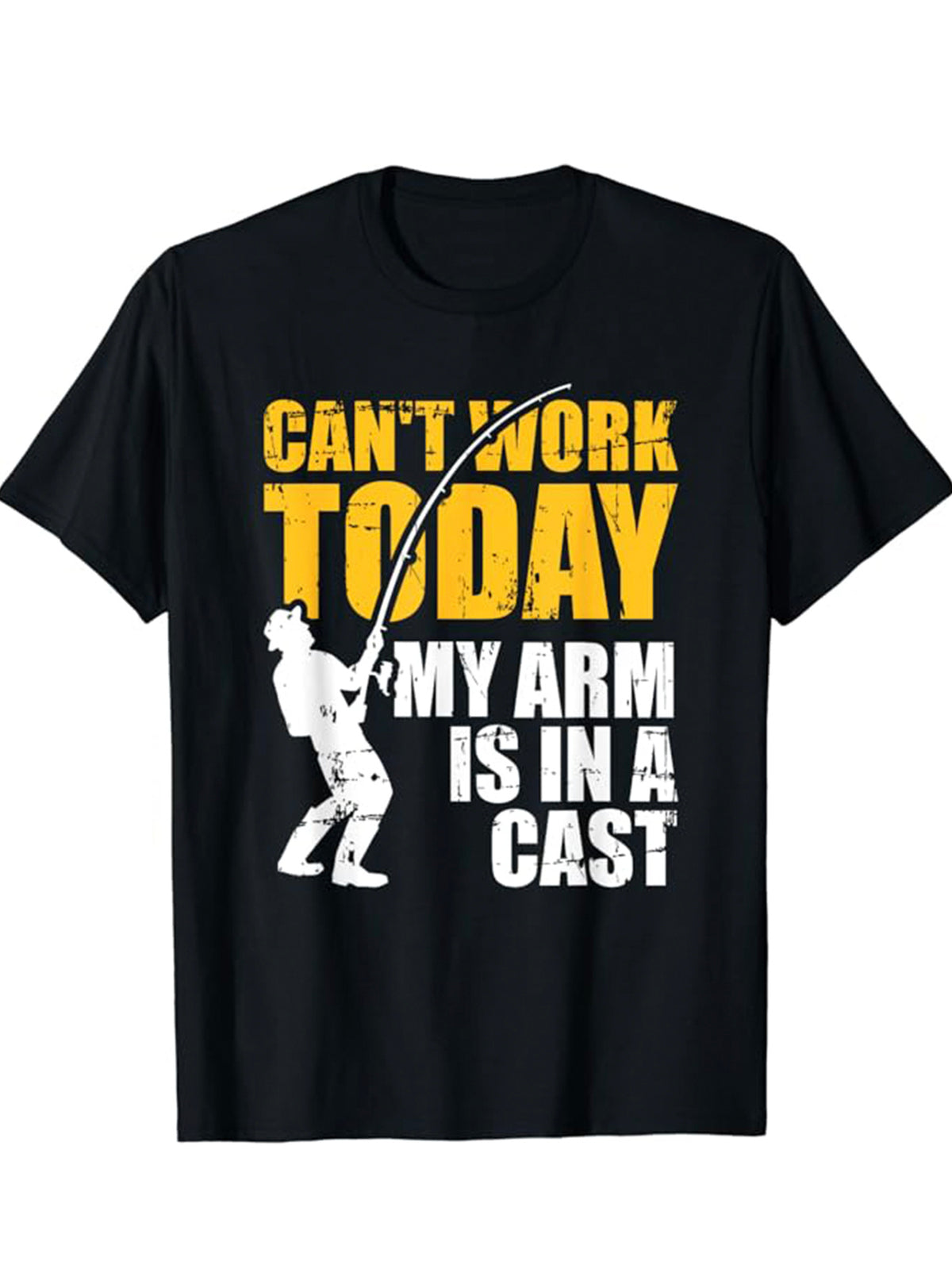 Men's Print Cotton Short-sleeve Pullover T-shirt