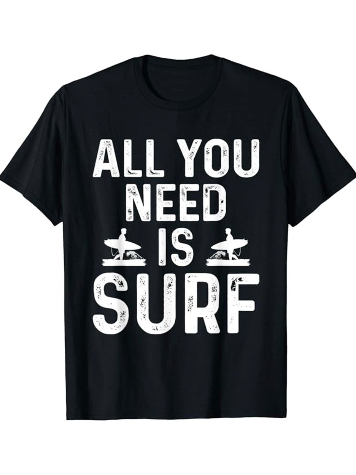 Men's Print Cotton Short-sleeve Pullover T-shirt