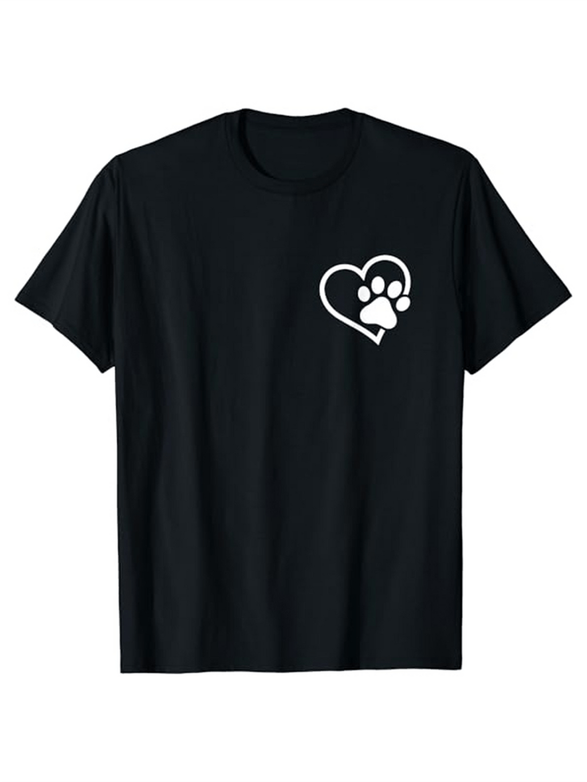 Men's Print Cotton Short-sleeve Pullover T-shirt