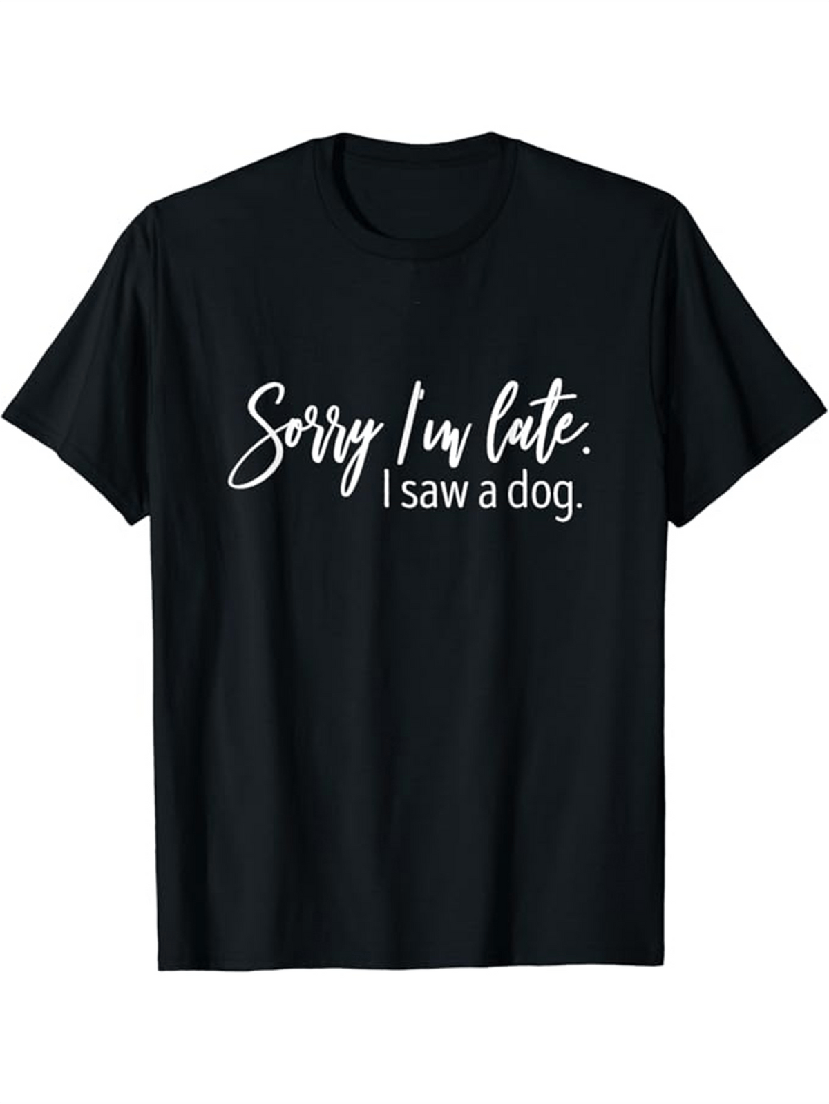Men's Print Cotton Short-sleeve Pullover T-shirt