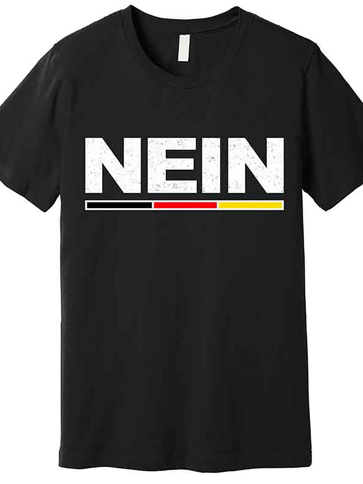 Nein German Funny Oktoberfest Premium T-Shirt 227162 funny Men'S Short Sleeve Graphic T-shirt Collection black AA