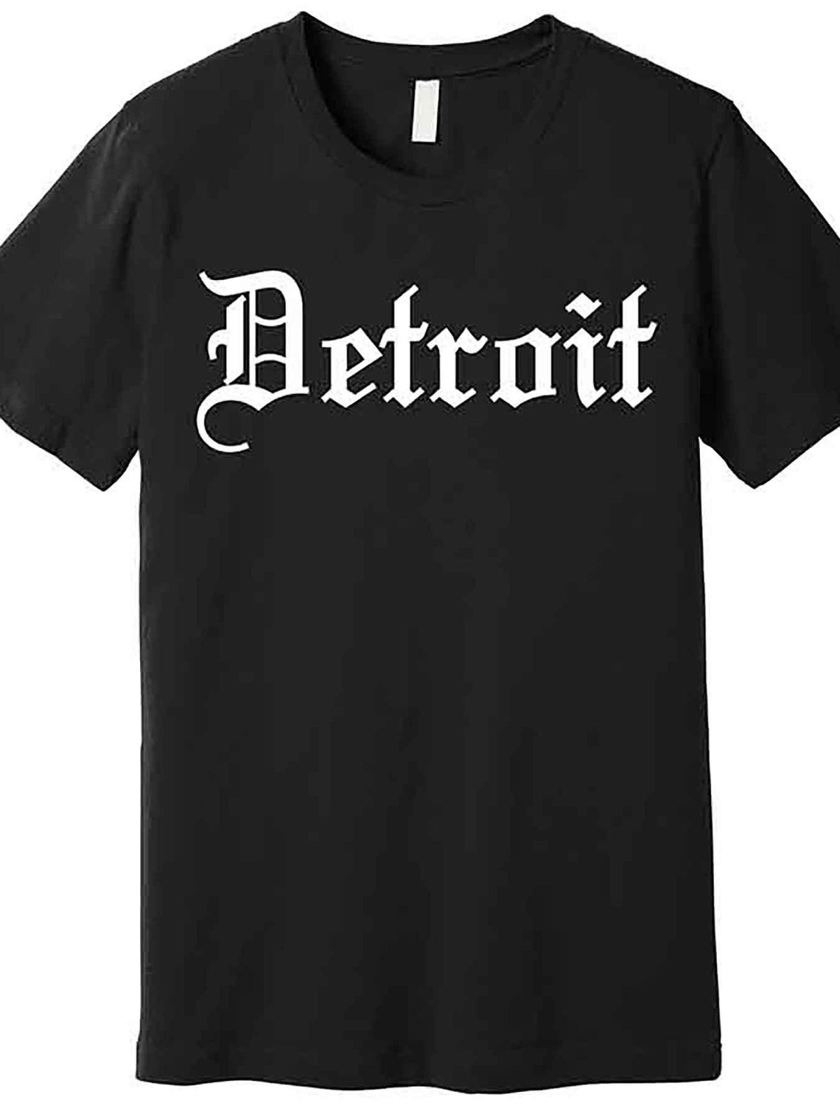 Old English Detroit D Michigan Logo Premium T-Shirt 227998 funny Men'S Short Sleeve Graphic T-shirt Collection black AA