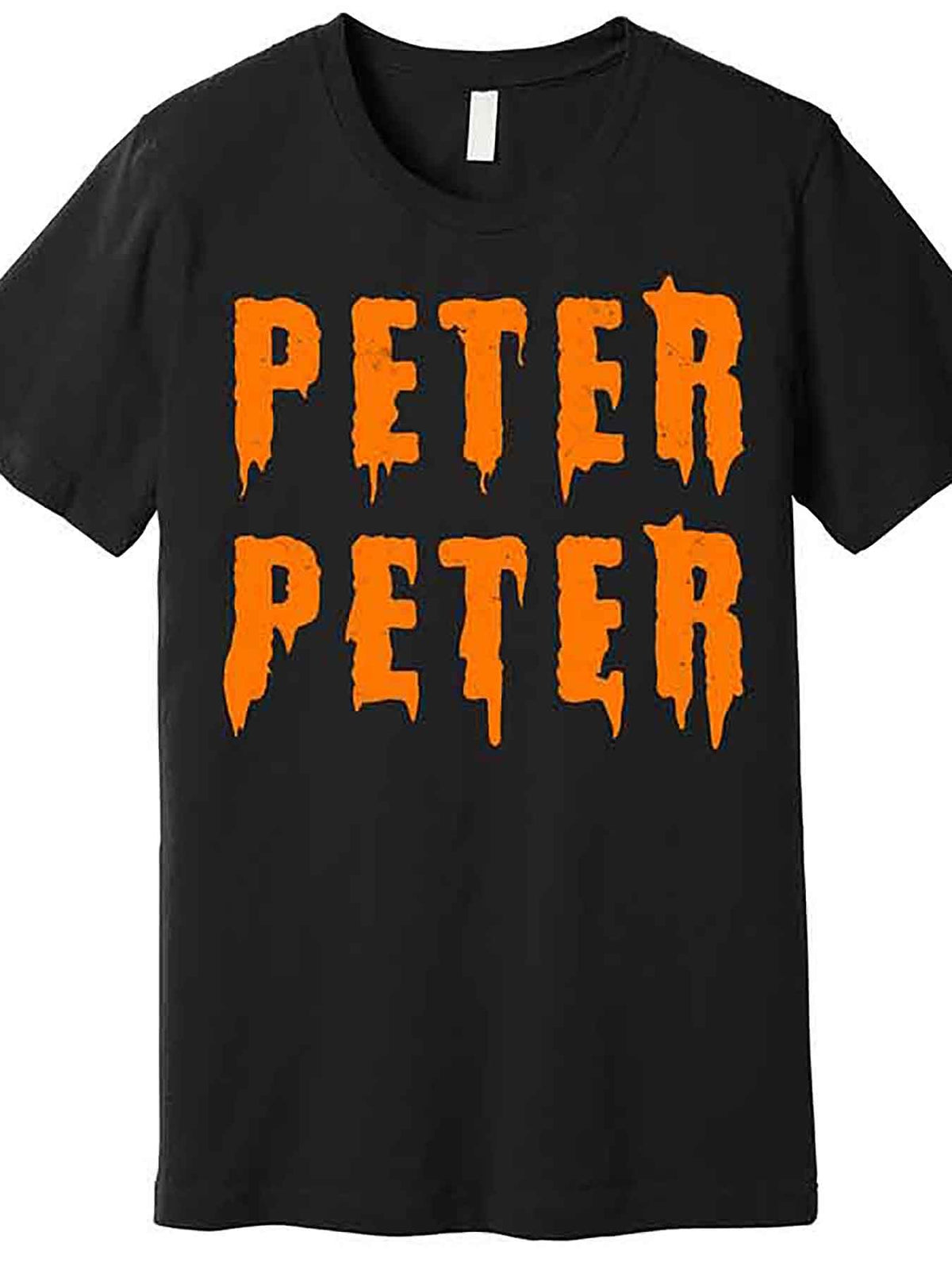 Peter Peter Spooky Halloween Funny Premium T-Shirt 226899 funny Men'S Short Sleeve Graphic T-shirt Collection black AA