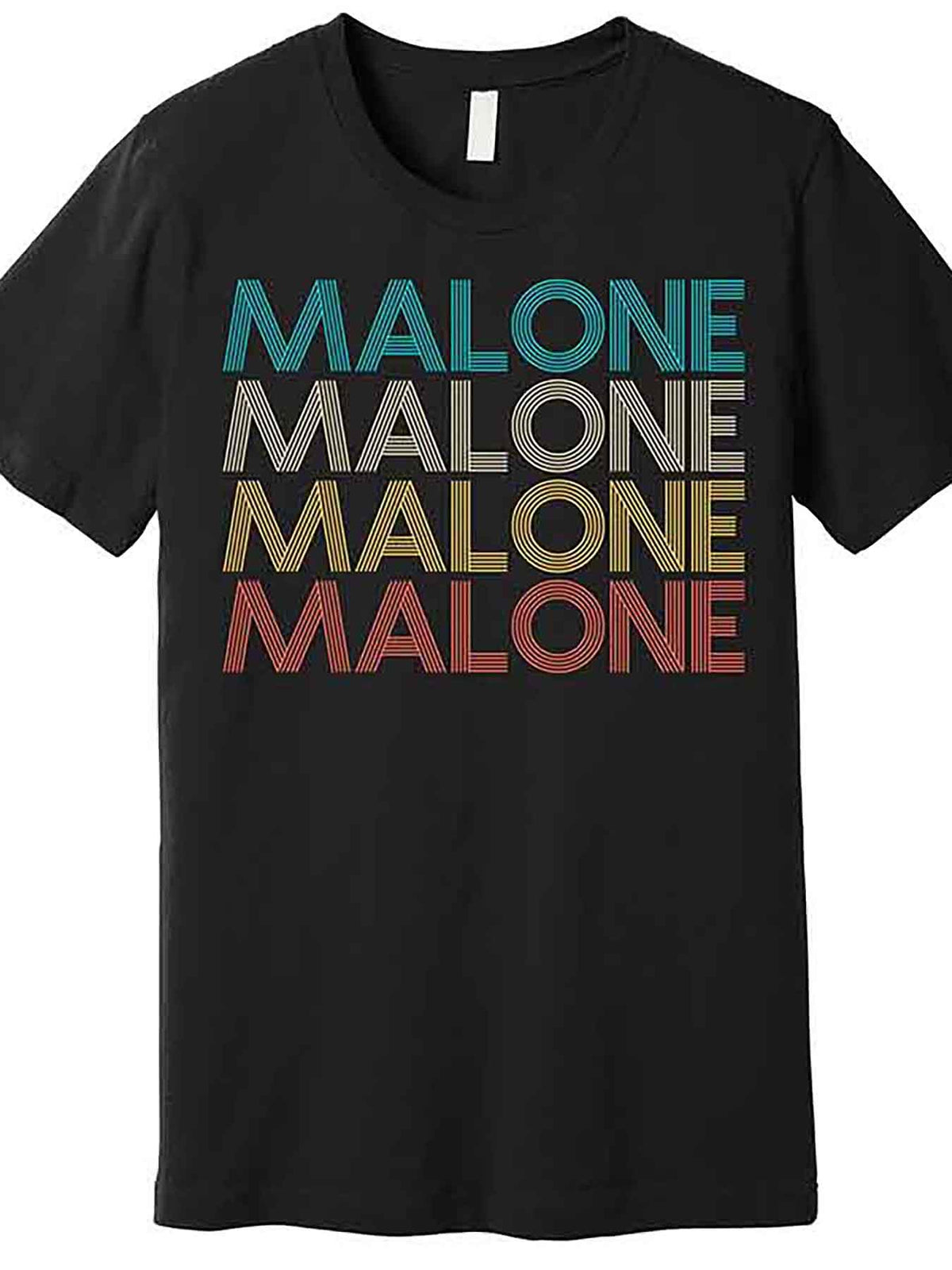 Retro Malone Premium T-Shirt 230740 funny Men'S Short Sleeve Graphic T-shirt Collection black AA