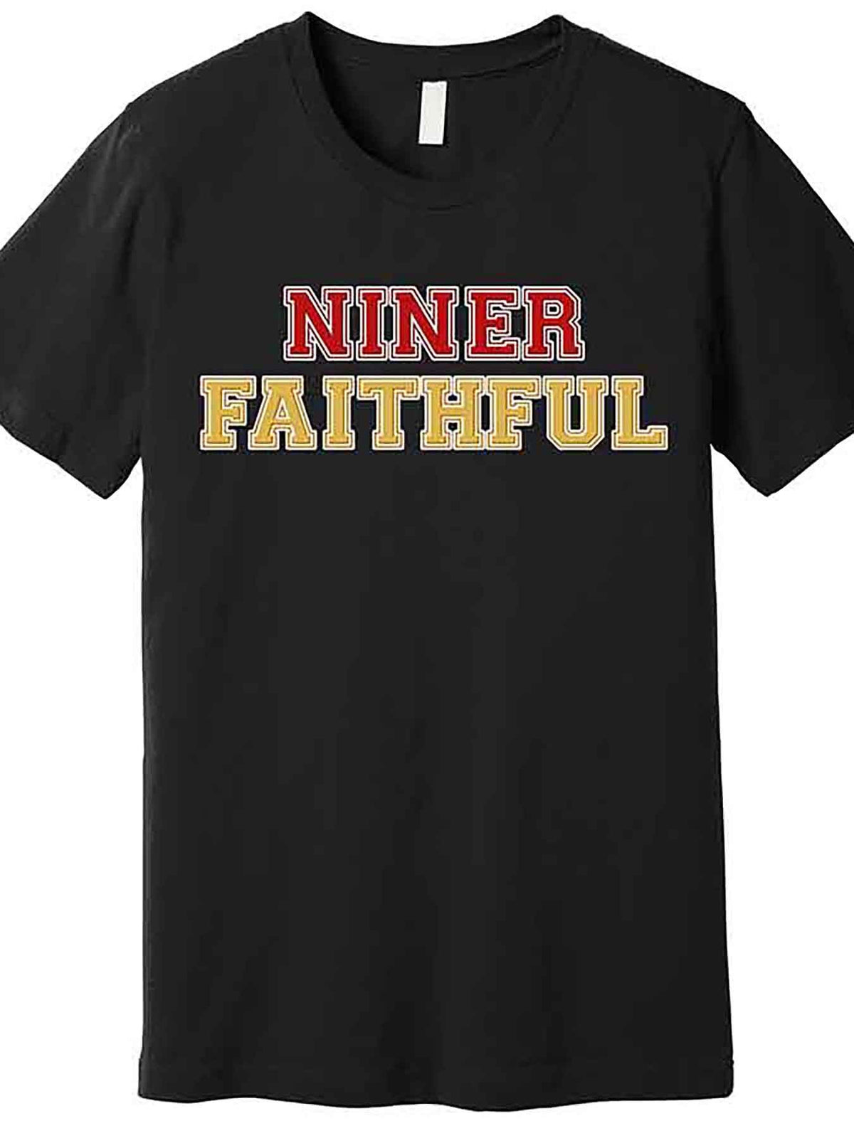 San Francisco Niner Faithful Premium T-Shirt 228130 funny Men’s Short Sleeve Graphic T-shirt Collection black AA