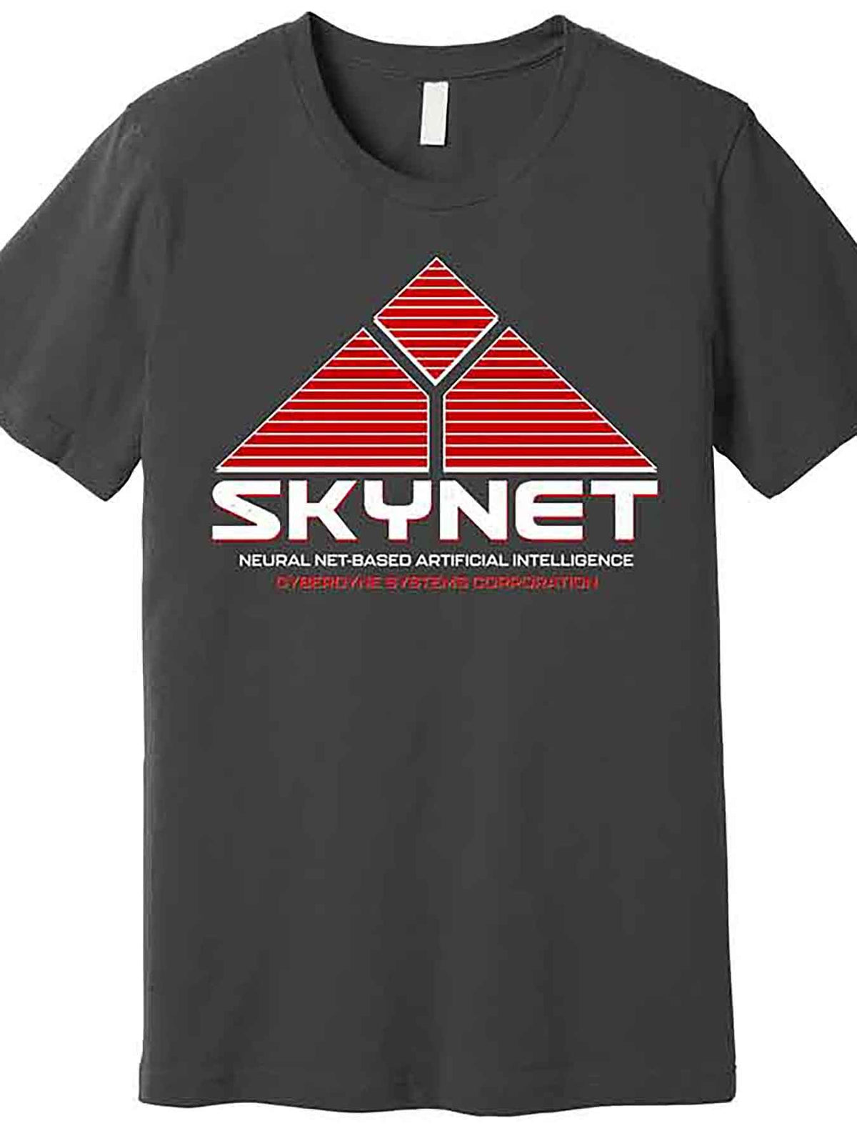 Skynet Neural Net Based Artificial Intelligence Cyberdyne Systems Corporation Premium Men's T-Shirt - Black, Short Sleeve, Graphic AA74 Collection, 100% Cotton, Machine Washable