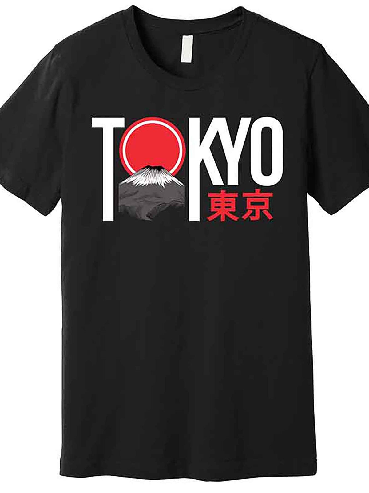 Tokyo Japan Premium T-Shirt 230432 funny Men'S Short Sleeve Graphic T-shirt Collection black AA