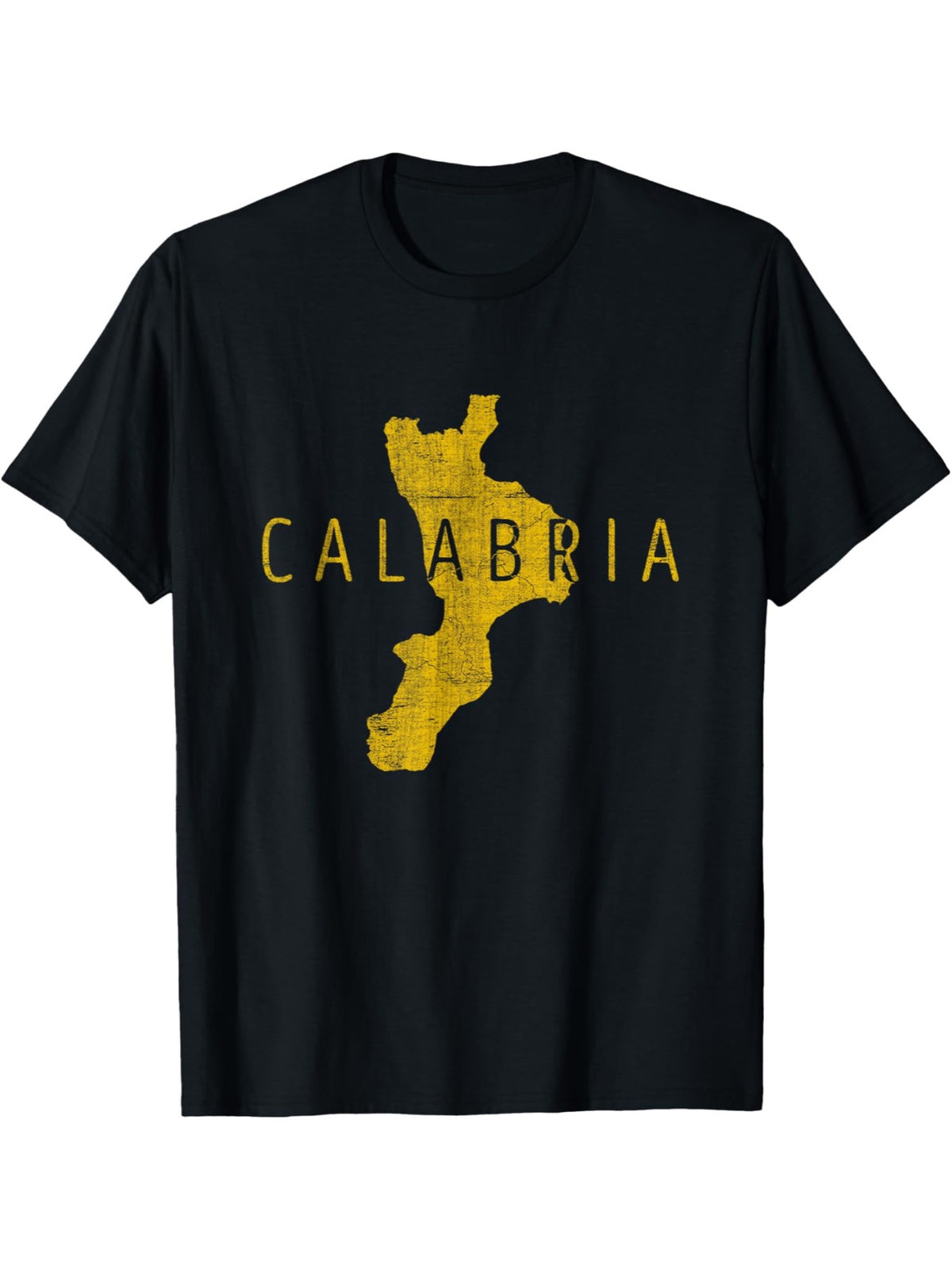 Calabrian Map Word Art - Calabria Italy Souvenir T-Shirt