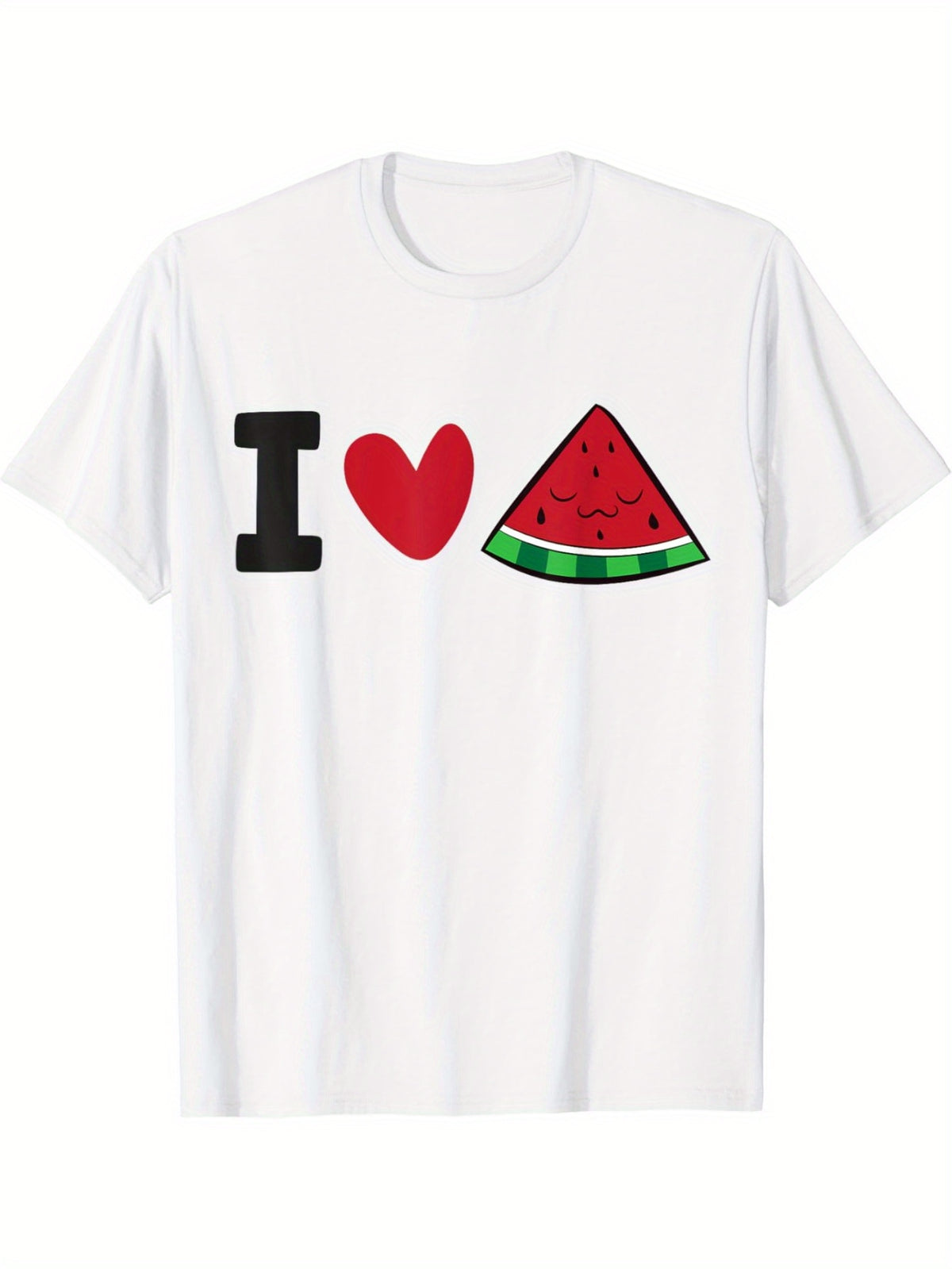 I Love Watermelon Summer Fruit Watermelon T-Shirt