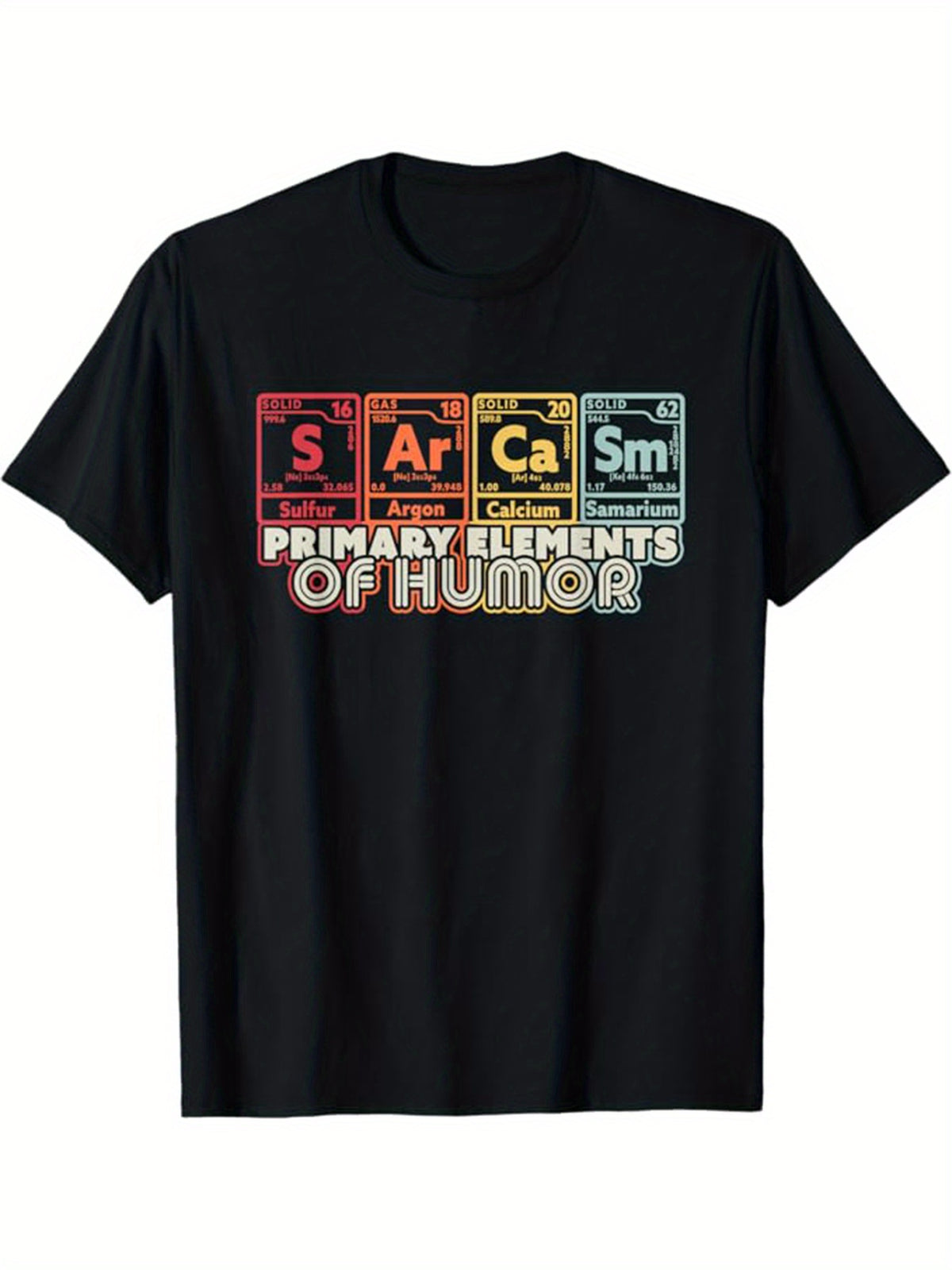 Science Print Men's Cotton T-shirt, Graphic Tee Men's Outdoor Clothes, Men's Halloween Clothing, Casual Short Sleeve Crew Neck T-shirt, Tops For Men, Gift For Men