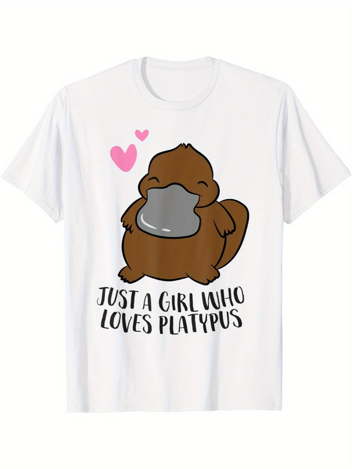 Funny Platypus Girl Gift Just a Girl Who Loves Platypus T-Shirt