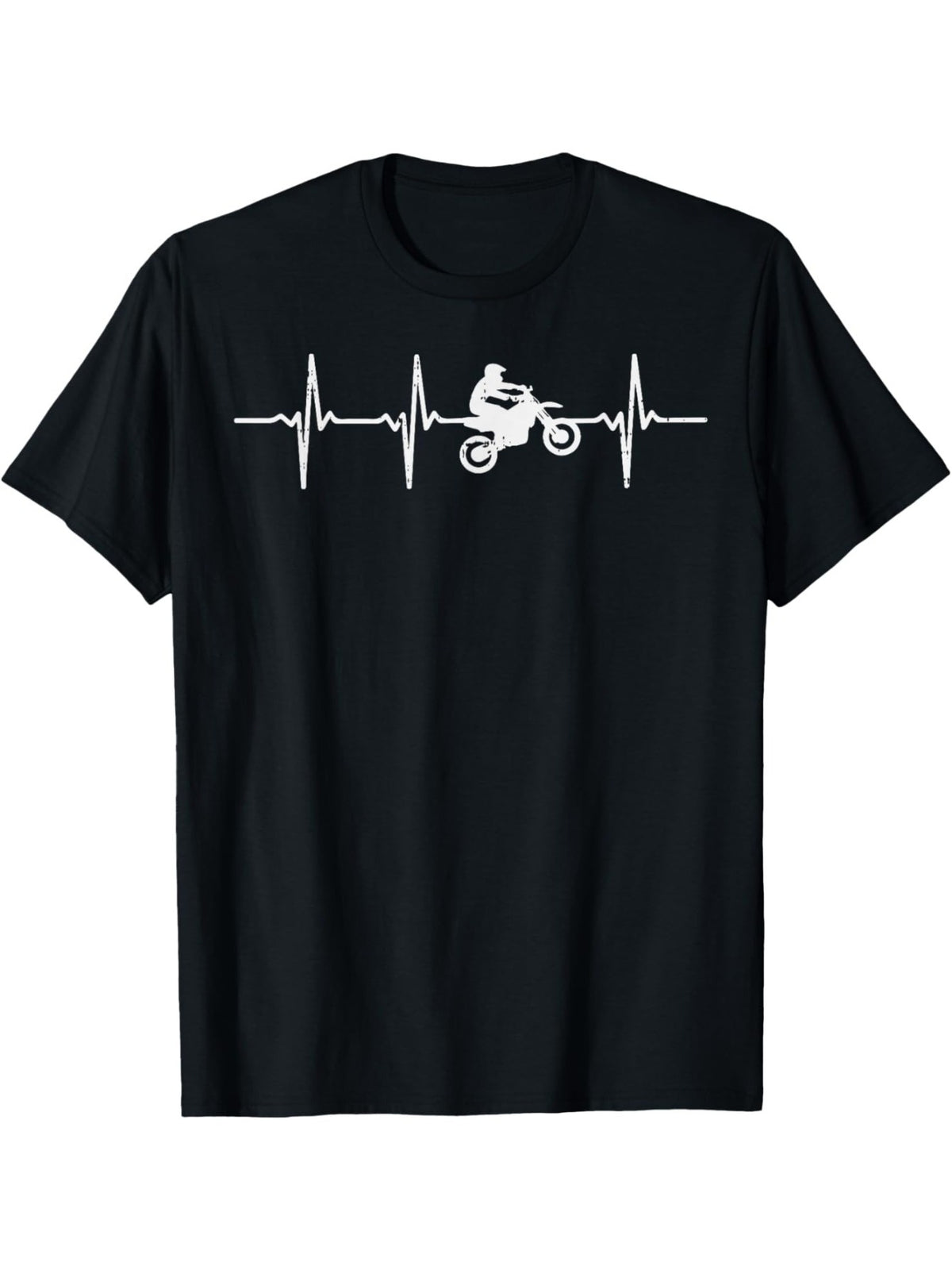 Dirt Bike Heartbeat Pulse Motocross Motorcycle Racing Gift T-Shirt