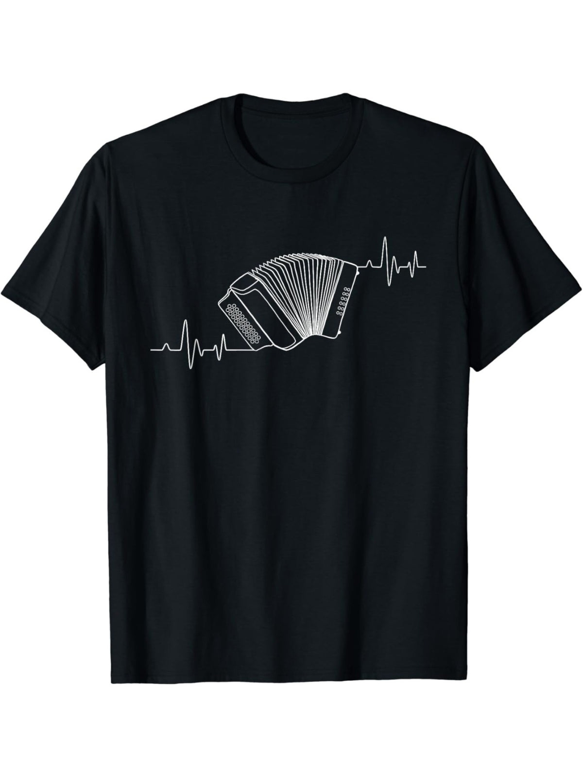 Accordion Heartbeat Accordion Player Accordionist Musician T-Shirt