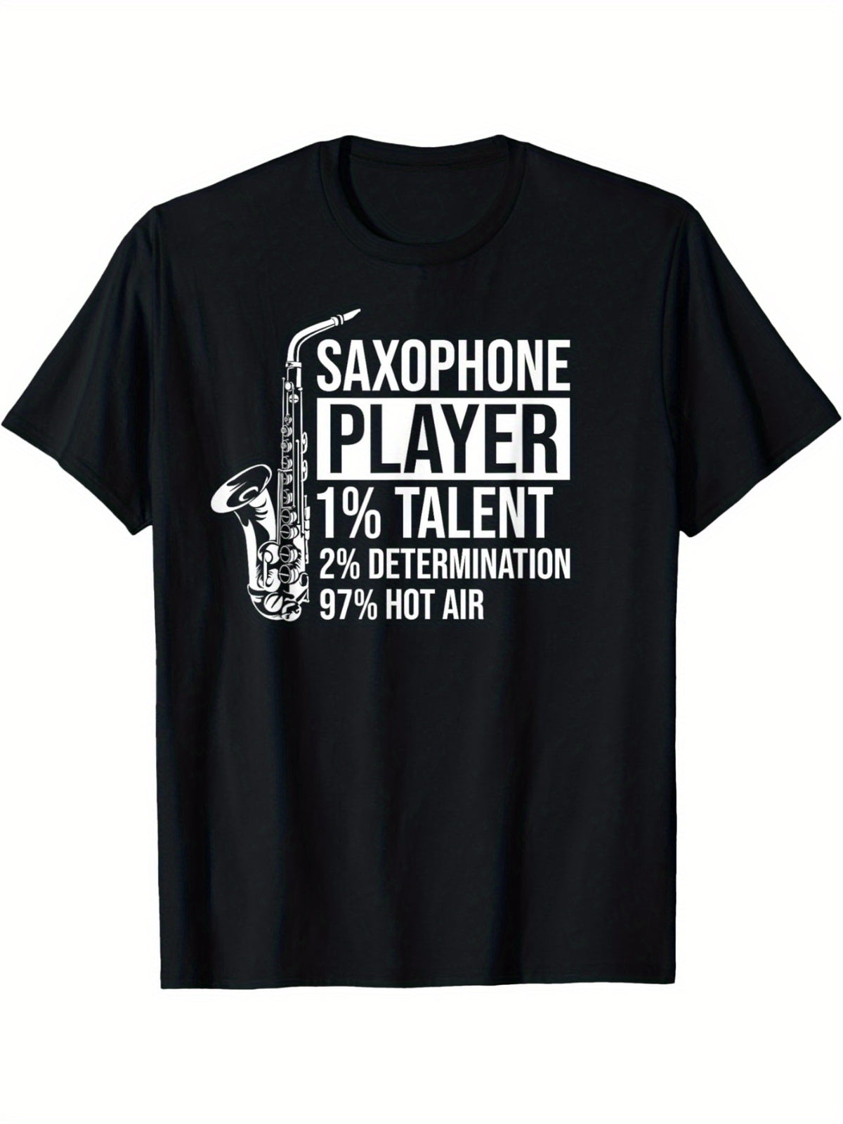 Musical Instrument Player Saxophone Lover Sax Playing T-Shirt
